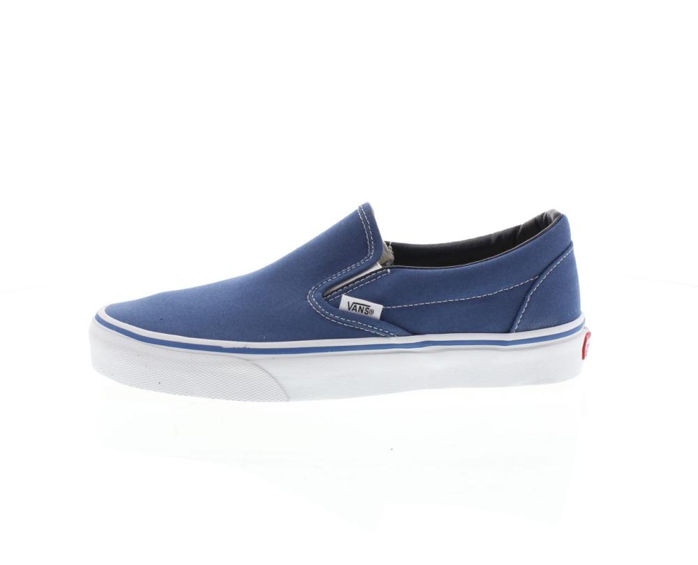 light blue slip ons