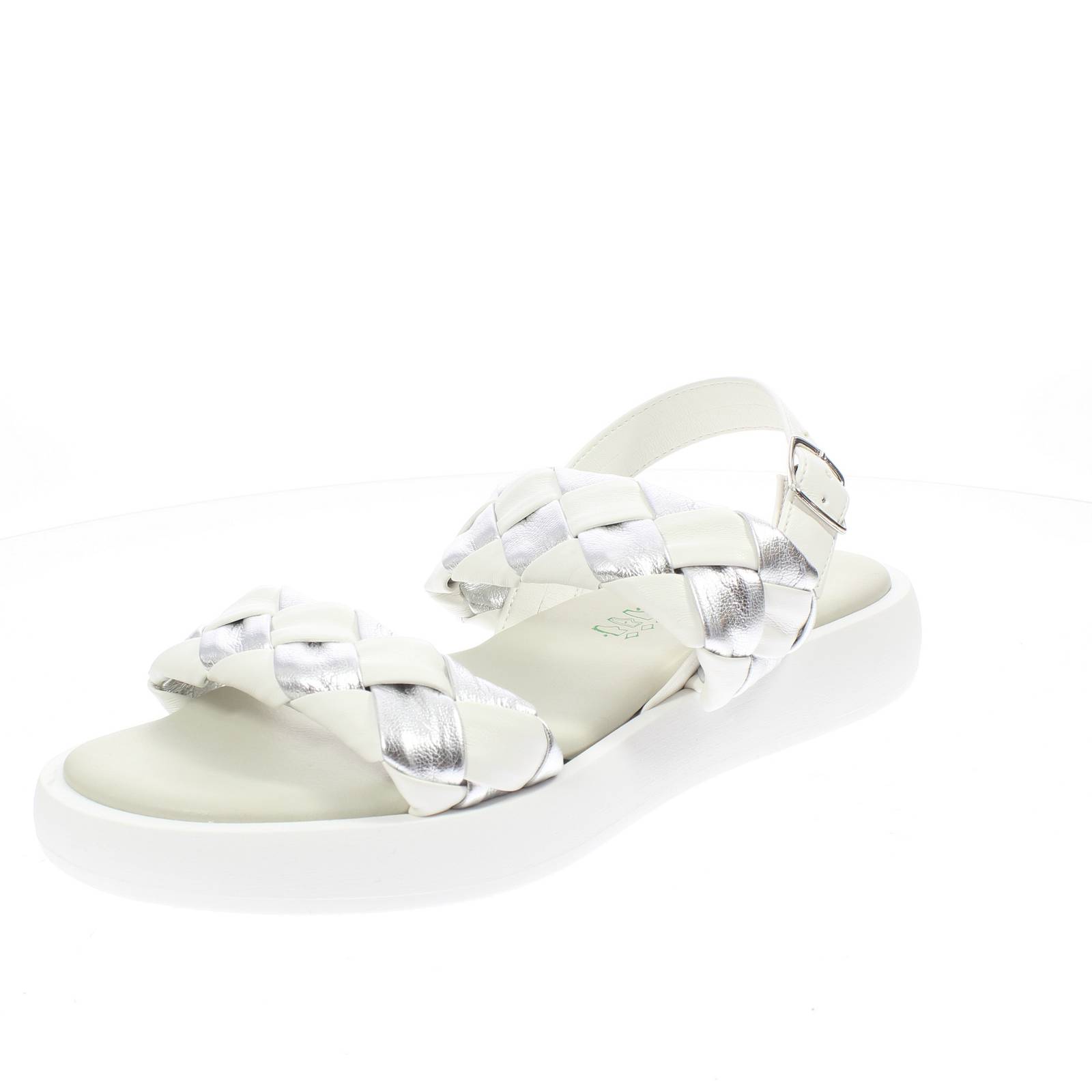 Био Плато Сандали в Синтетико-Бьянко - Плато Донна Скарпе Сандали