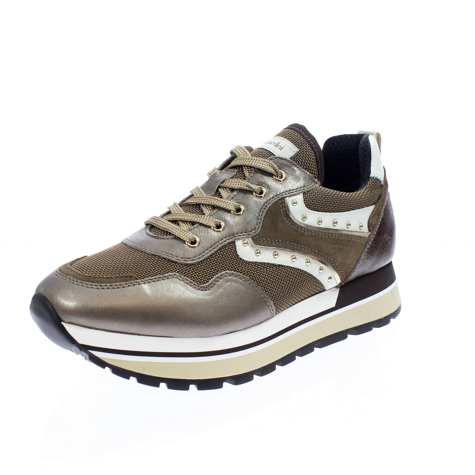 Nerogiardini Sneakers Con Suola Alta Marrone Donna Scarpe Sneakers Sporty Chic eBay