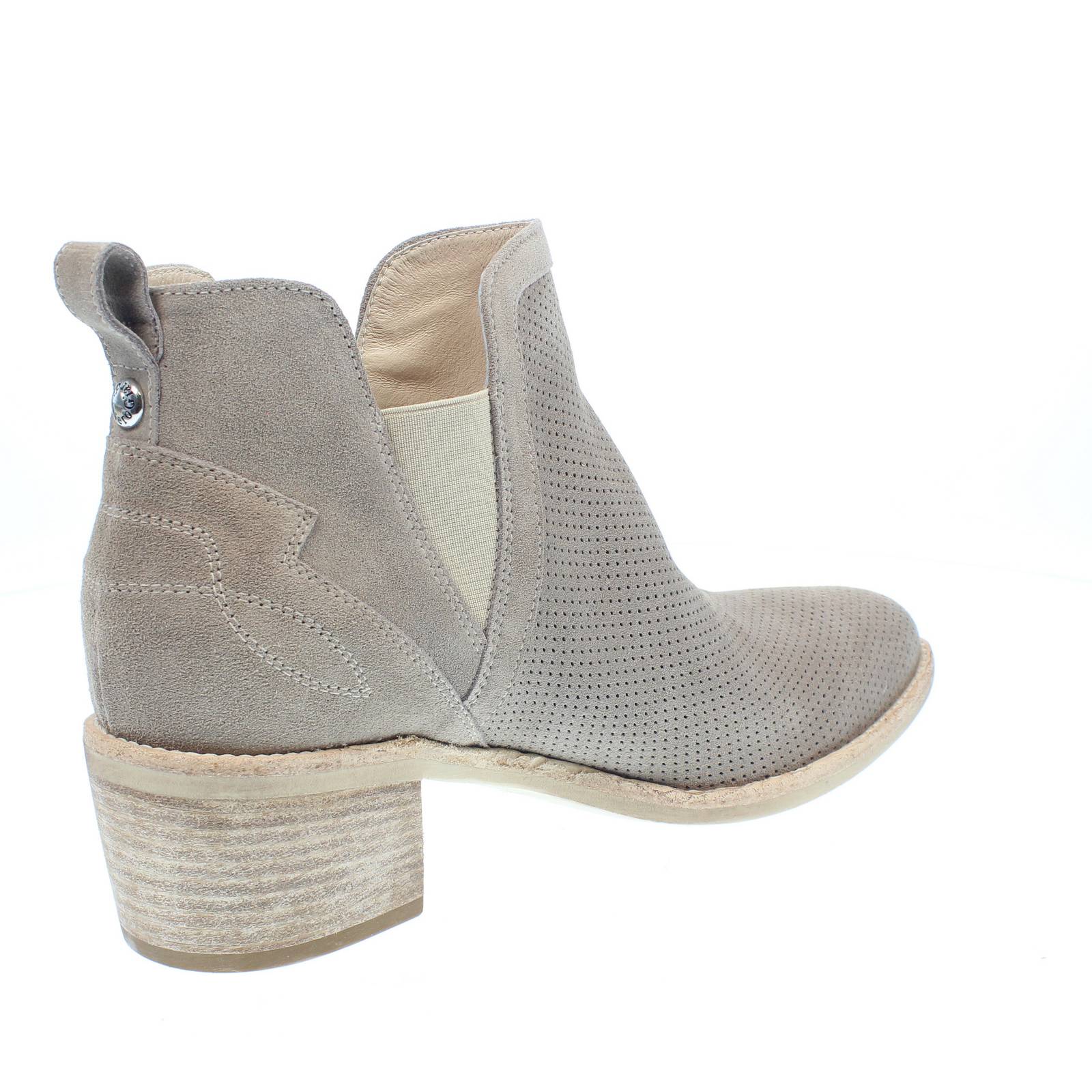 NEROGIARDINI Stivaletti Texani in Pelle Donna beige Foto 4