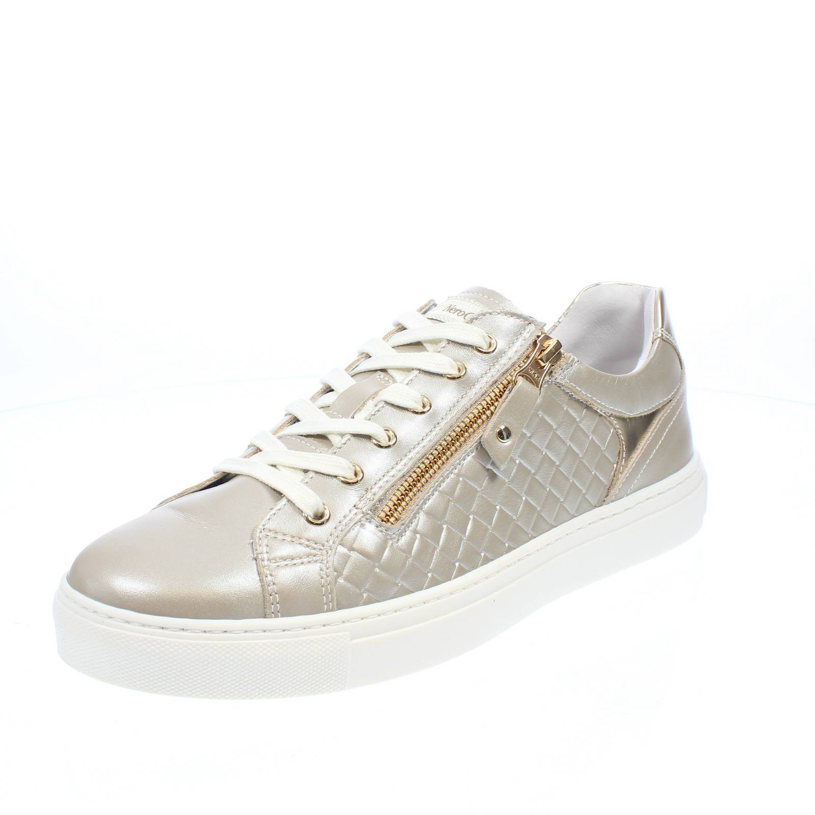 Кроссовки Nerogiardini из коллекции Pelle Platino - Кроссовки Donna Scarpe в спортивном стиле 28890₽