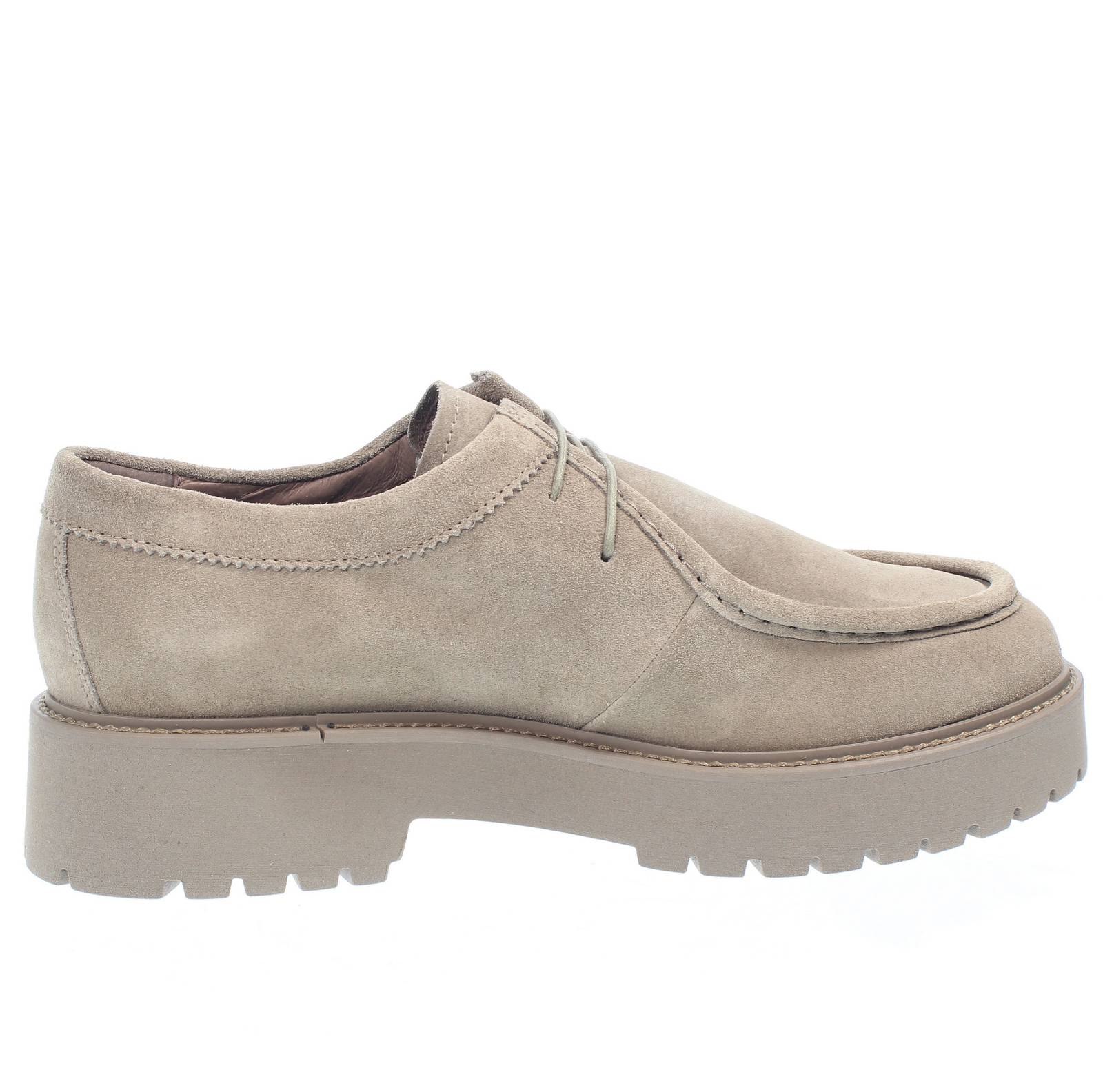 NEROGIARDINI Stringate carrarmato in Suede Donna beige Foto 2
