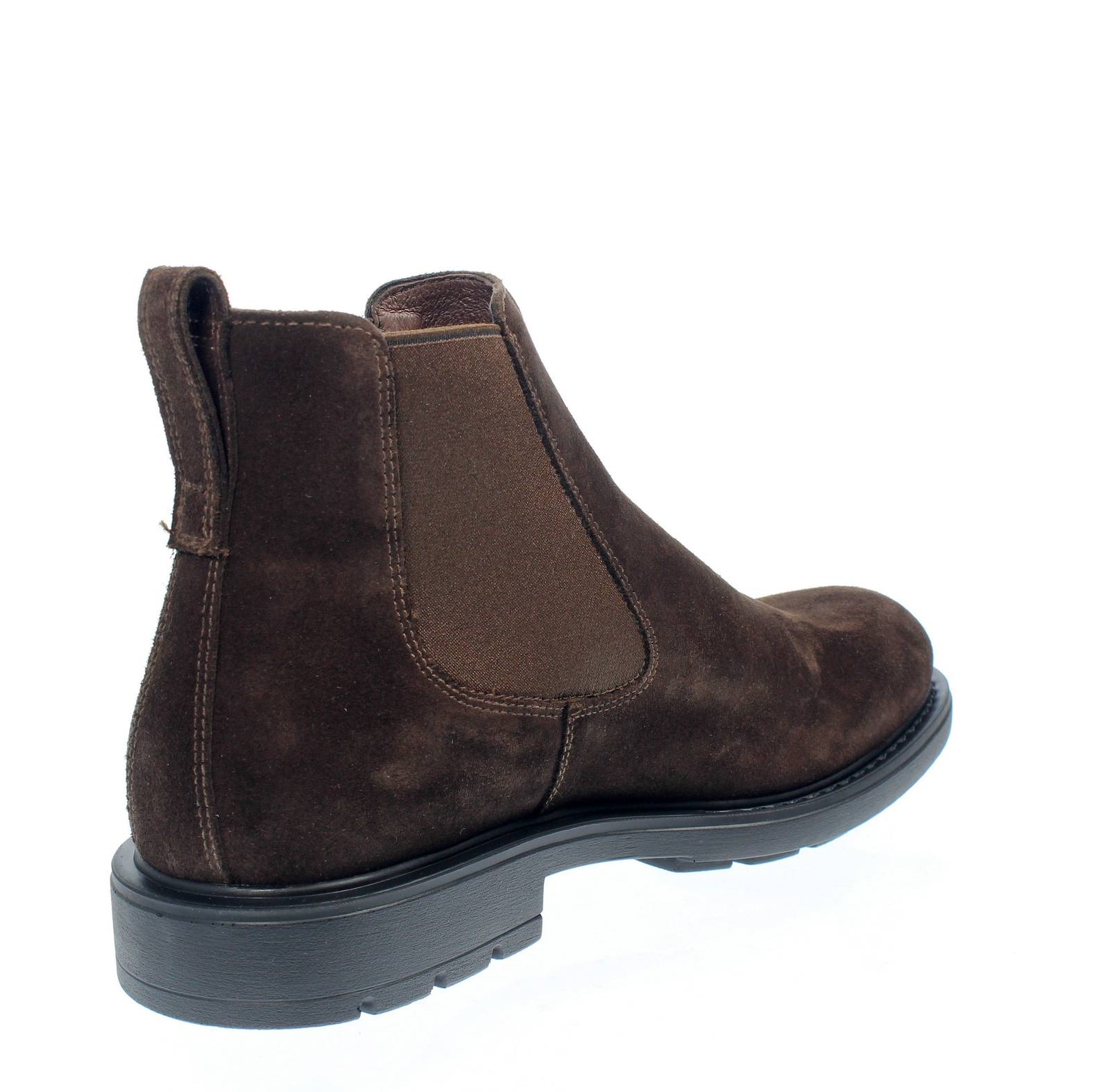 NEROGIARDINI Bottes Chelsea en daim Homme brun marron Photo 4