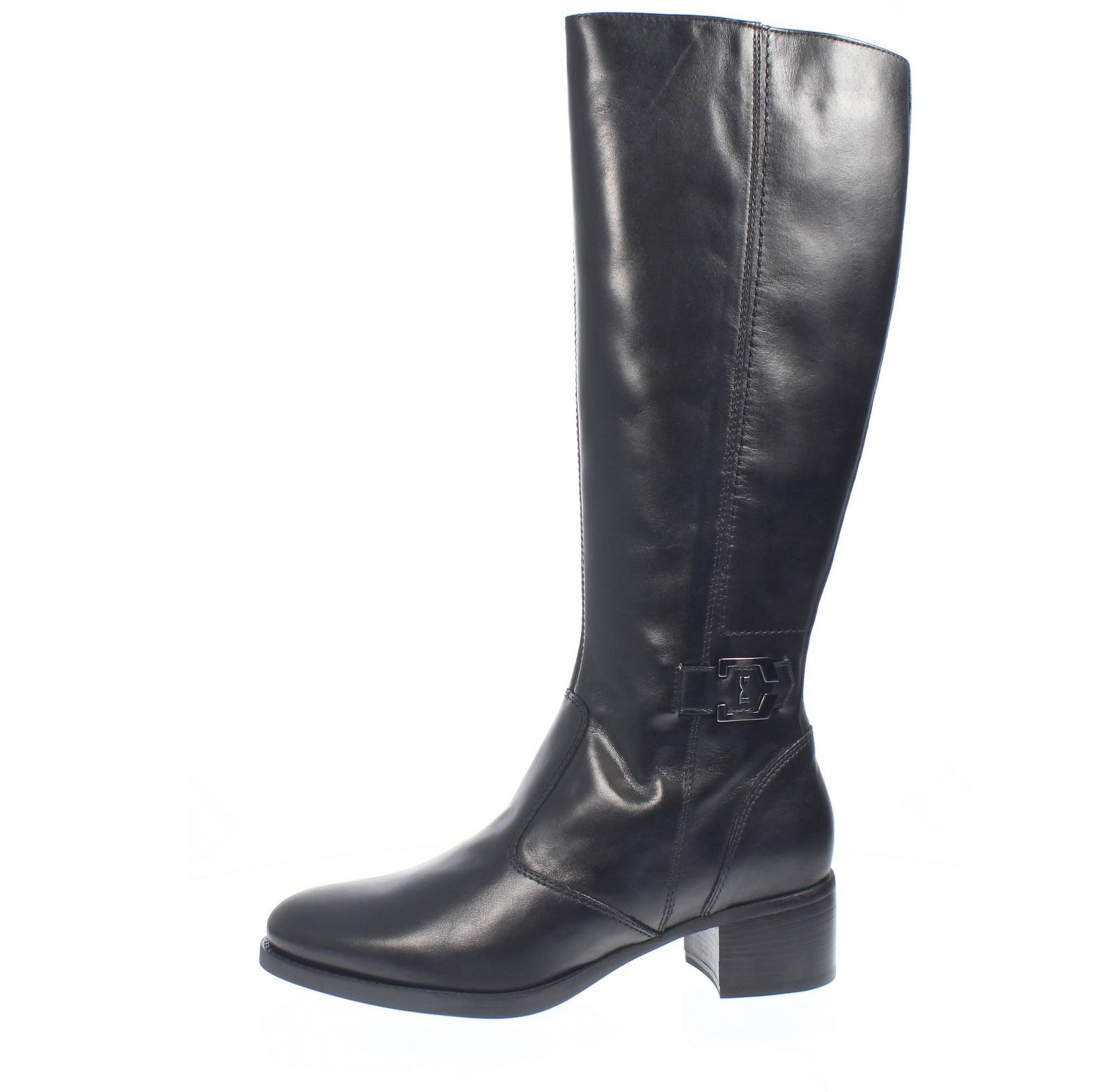 NEROGIARDINI Lederstiefel mit Absätzen Damen schwarz Foto 3