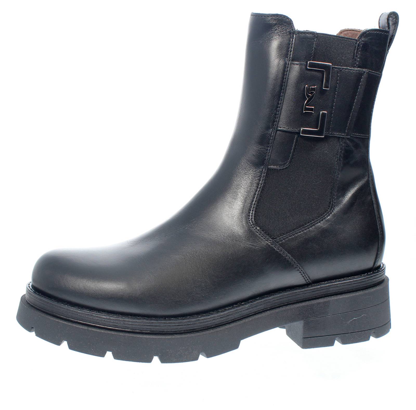 NEROGIARDINI Chelsea Boots aus Leder mit Absatz Damen schwarz Foto 3