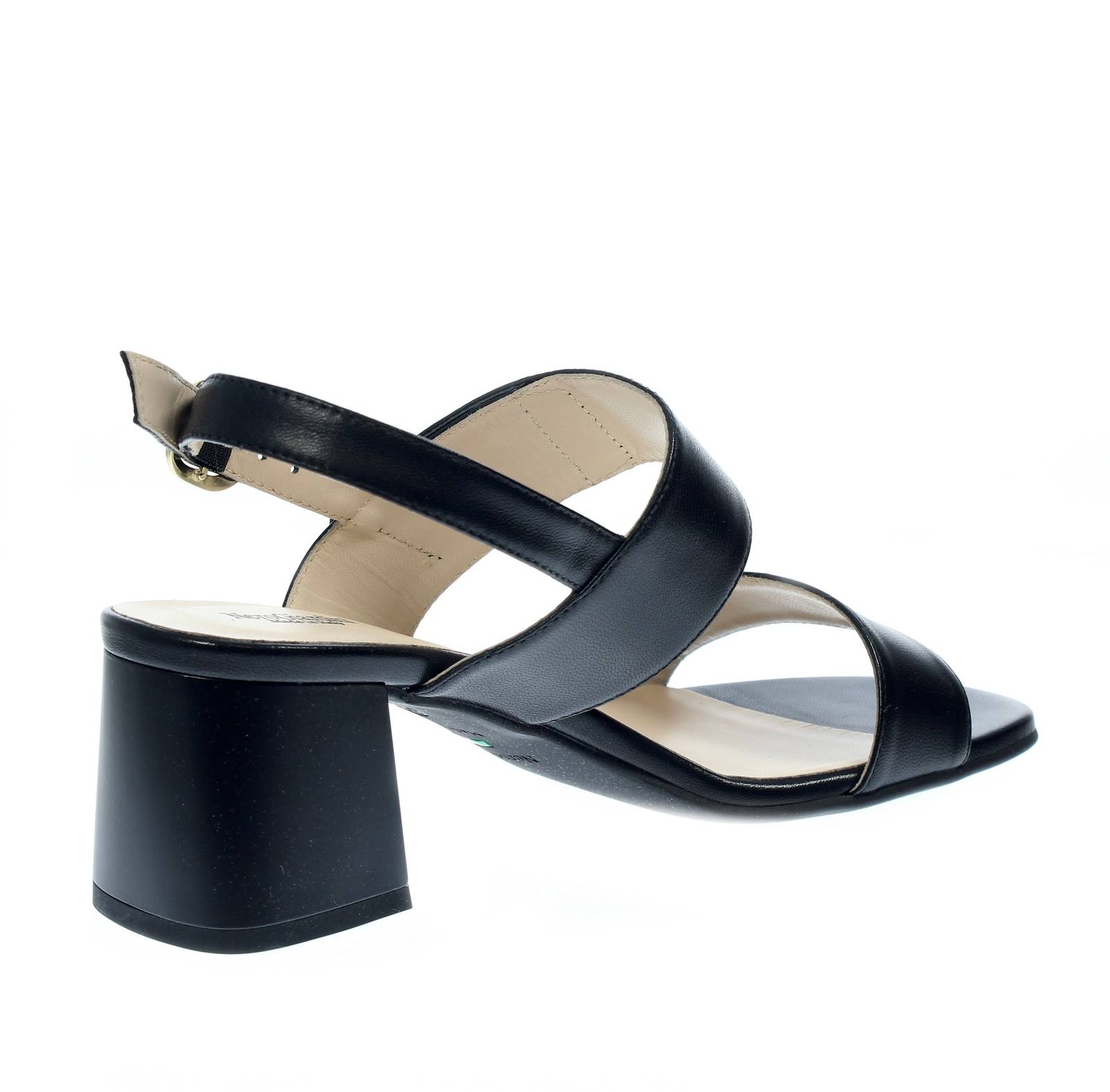 NEROGIARDINI Sandali in Pelle con tacco Donna nero Foto 4