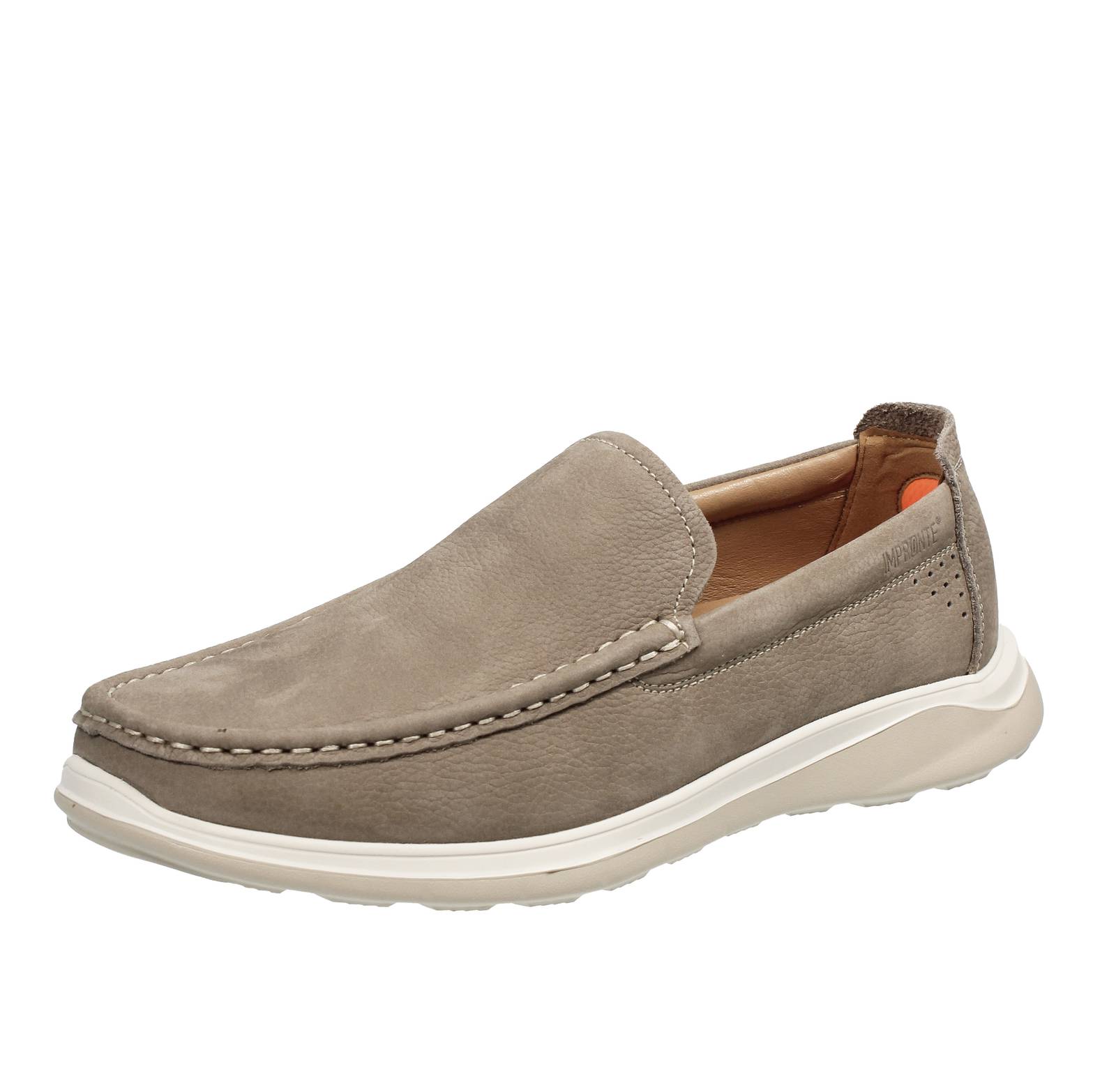 Impronte Torcello Slip On - Mocassini In Pelle Sabbia - Uomo Scarpe Mocassini
