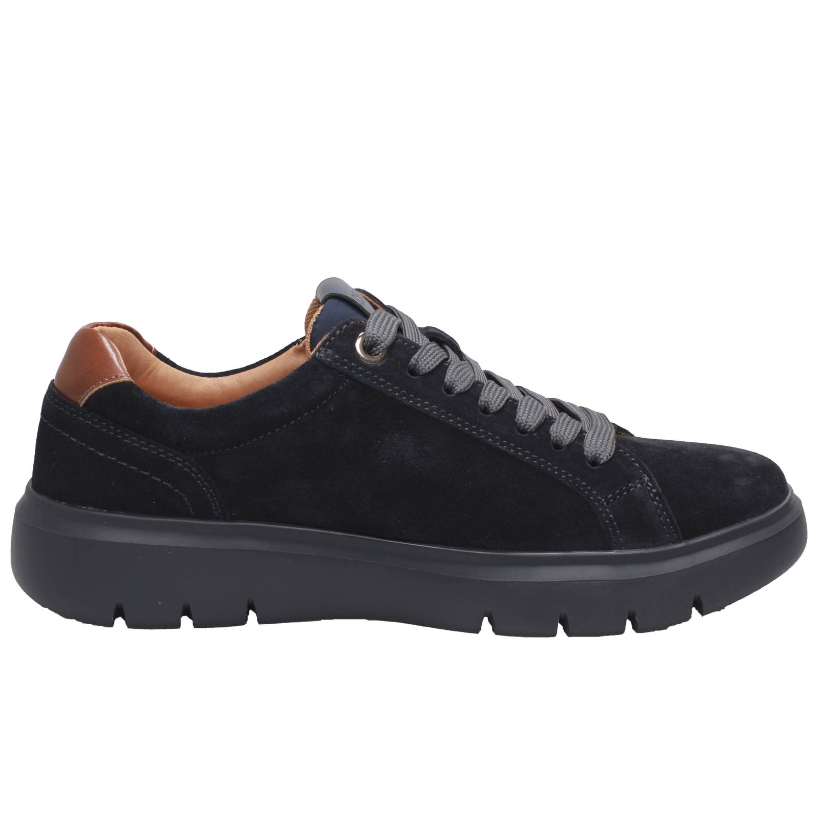 IMPRONTE Venier Zip - Sneakers en daim Homme bleu Photo 2