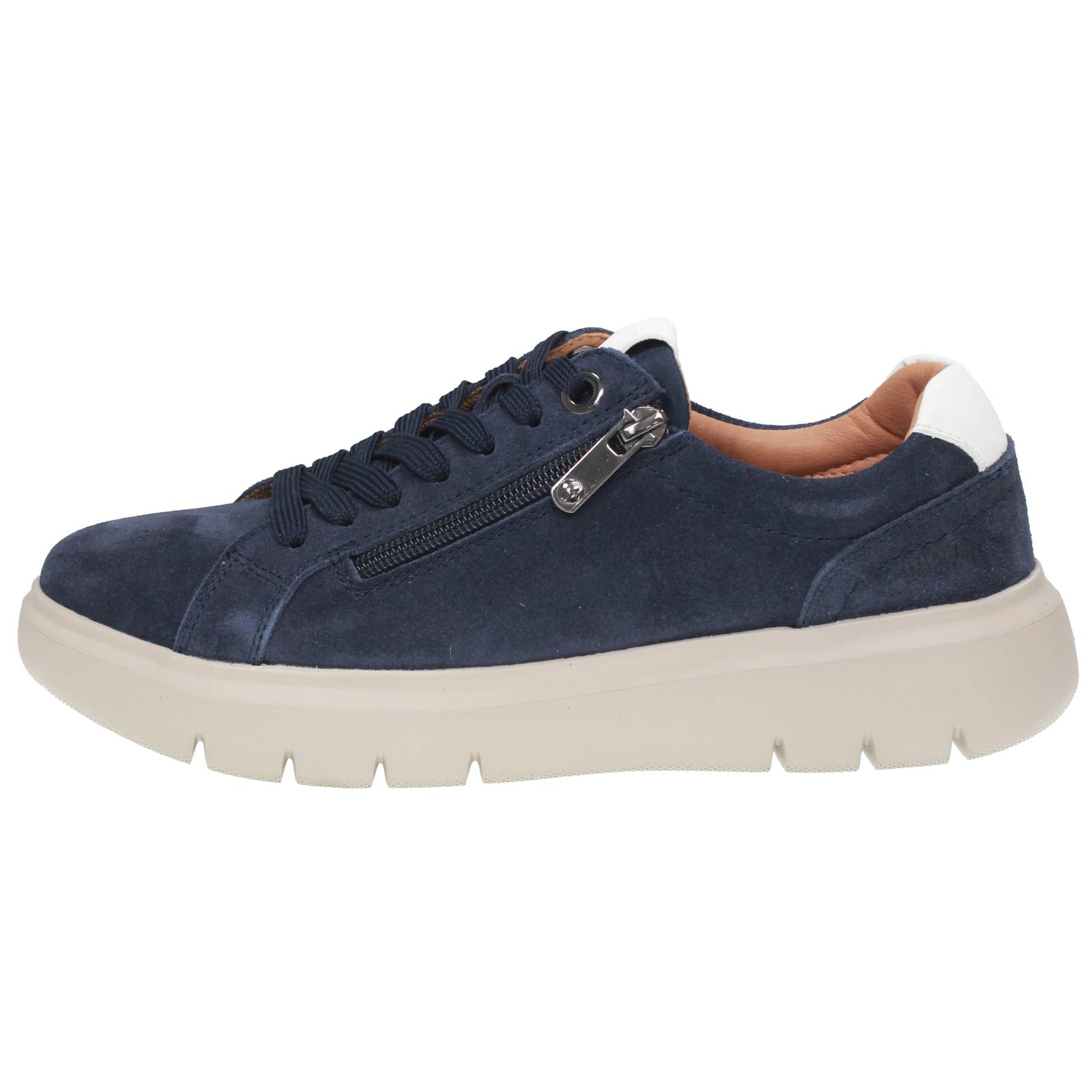 IMPRONTE Venier Zip - Sneakers in Suede Man blue Photo 3