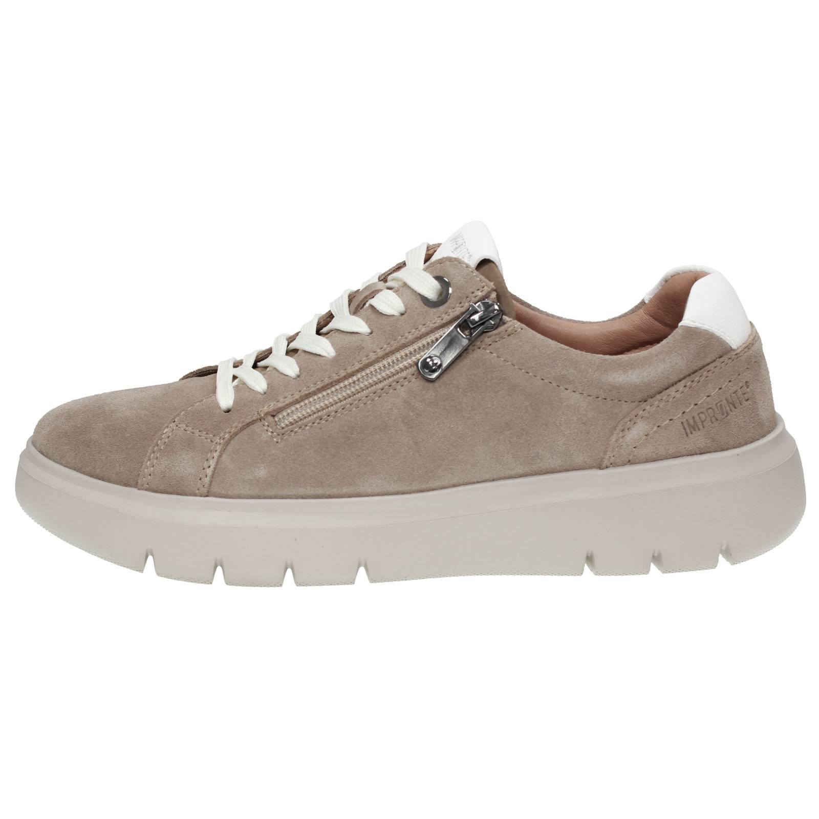 IMPRONTE Venier Zip - Sneakers in Suede Man sand Photo 3