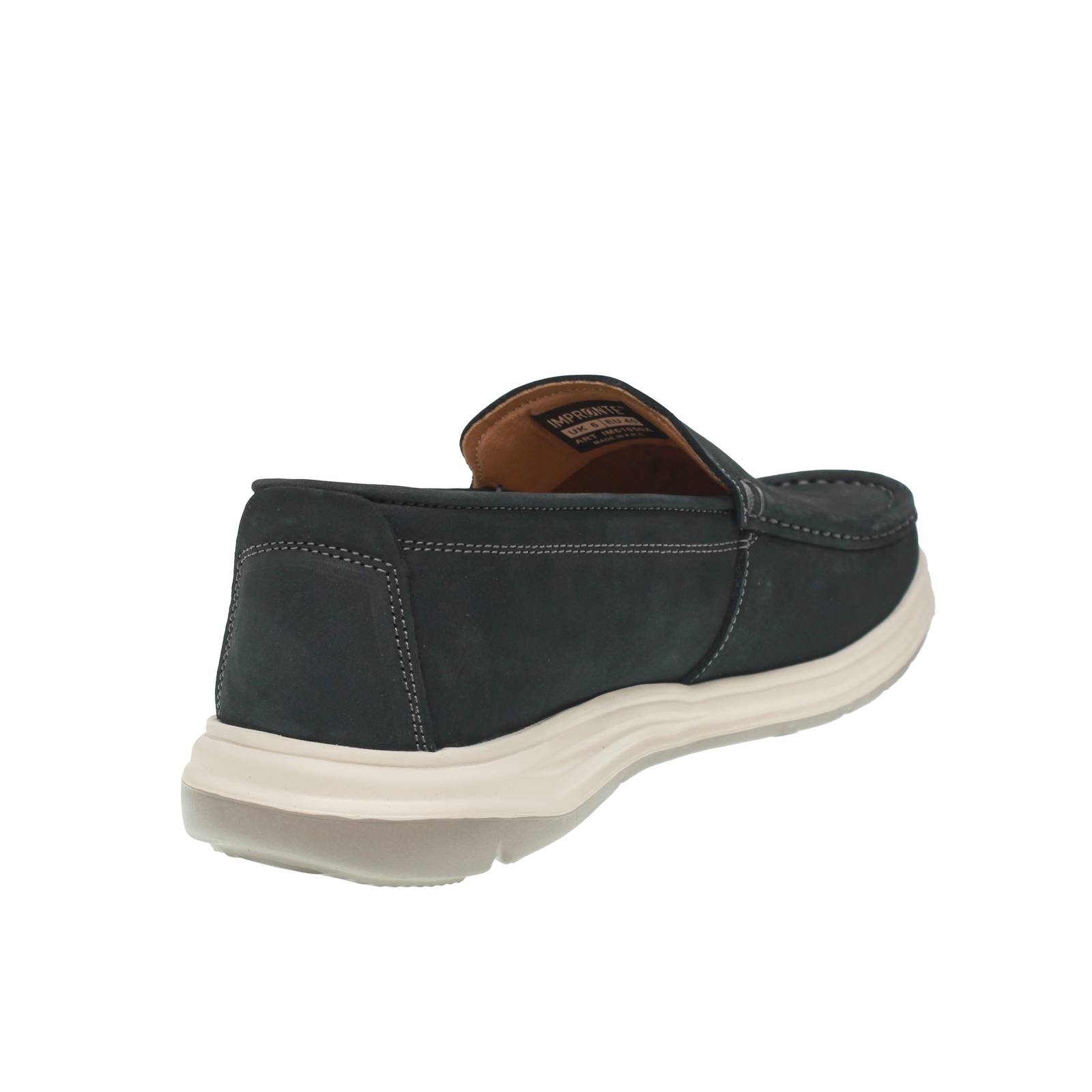 IMPRONTE Torcello - Mocassins en daim Homme bleu Photo 4