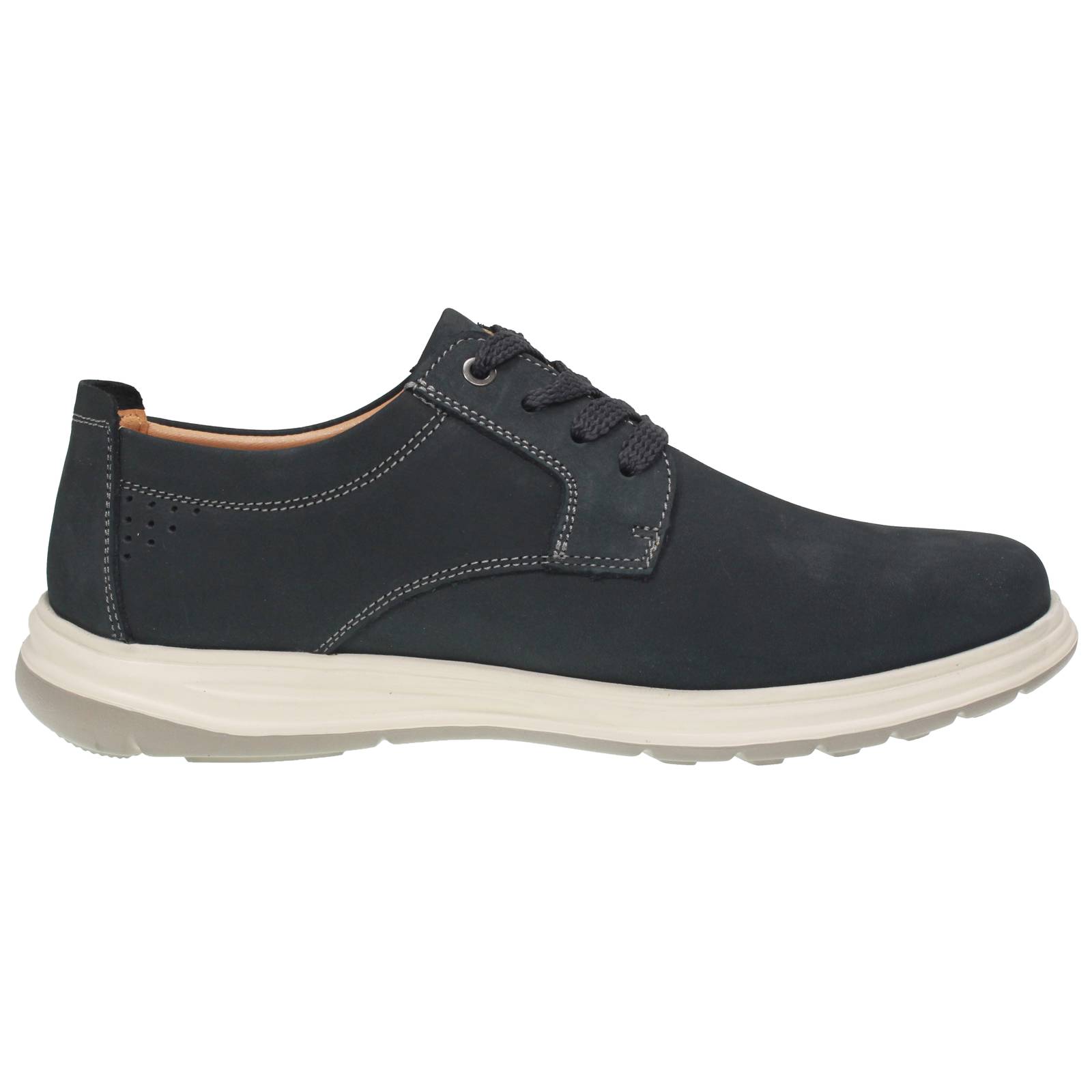 IMPRONTE Torcello - Lacets de derby en daim Homme bleu Photo 2
