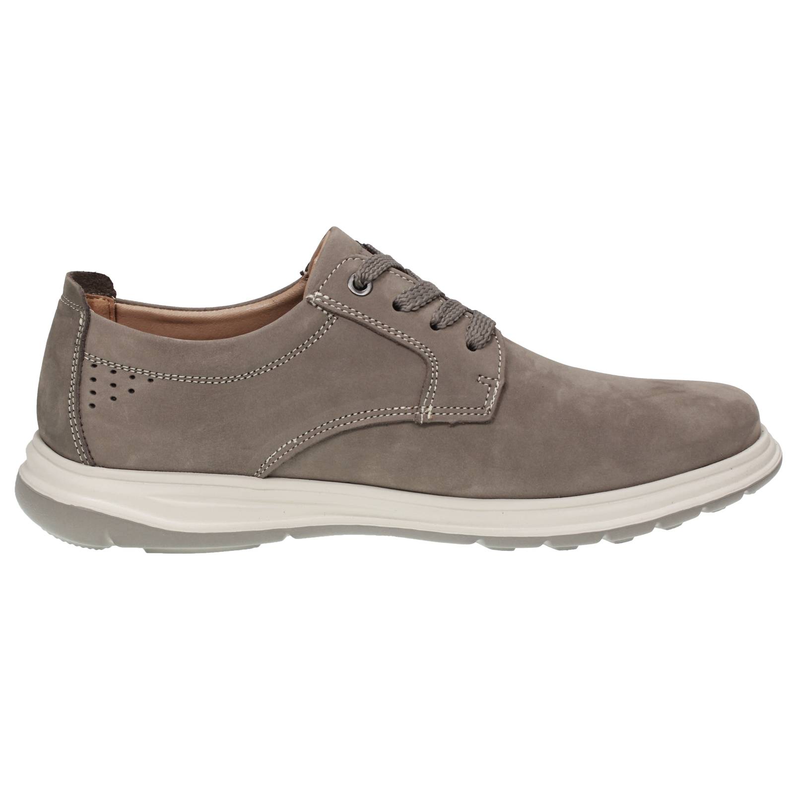 IMPRONTE Torcello - Lacets de derby en daim Homme sable Photo 2