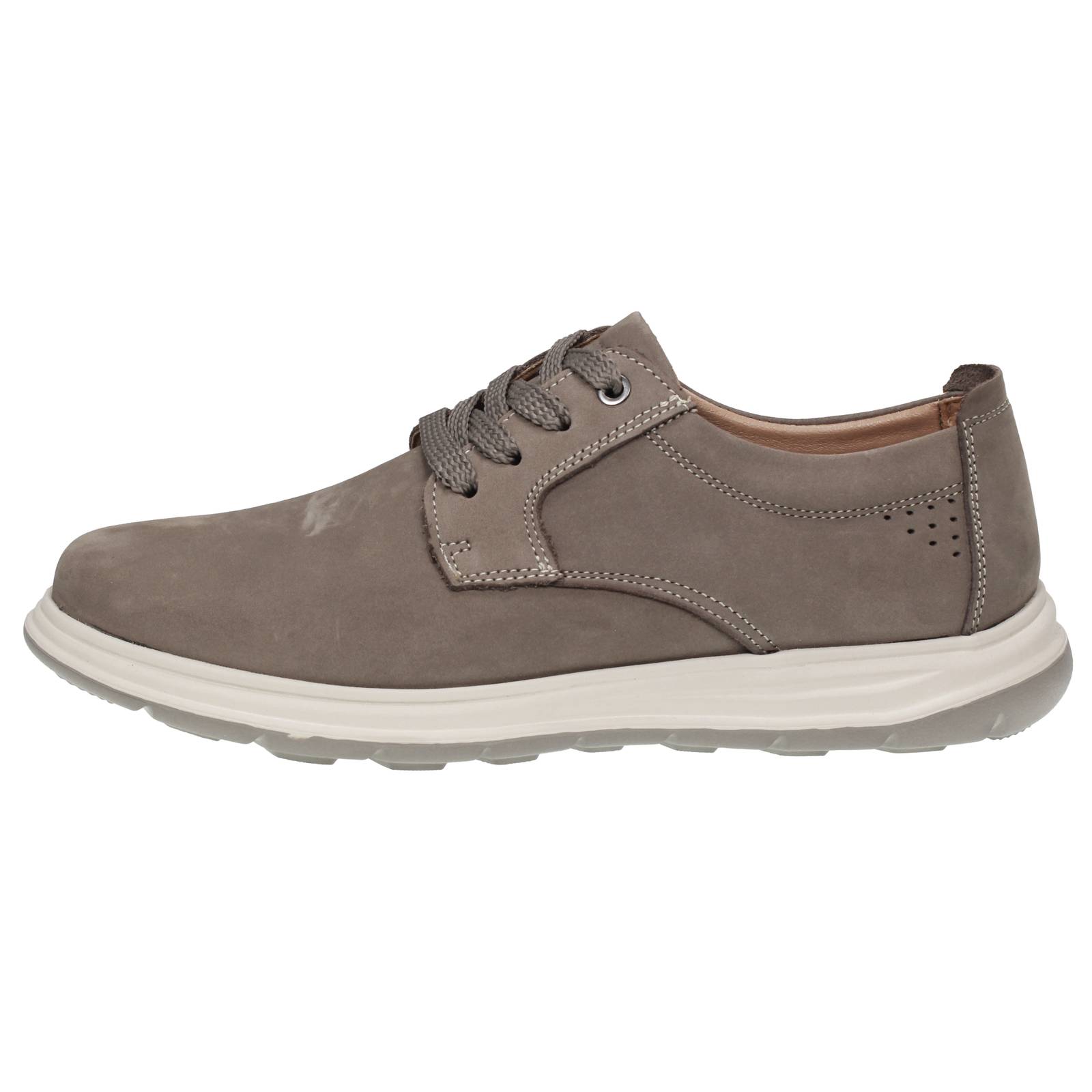IMPRONTE Torcello - Lacets de derby en daim Homme sable Photo 3