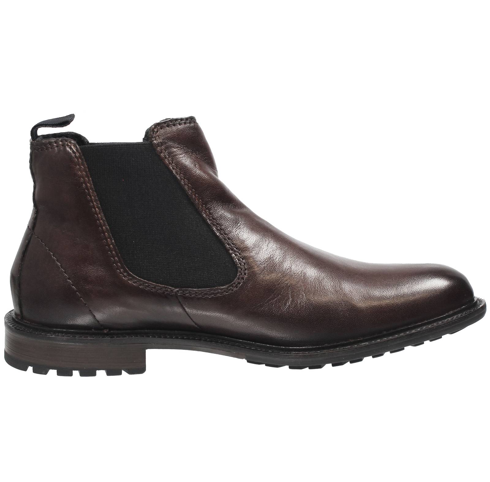 BUGATTI Bonifacio - Bottines Chelsea en cuir Homme marron Photo 2