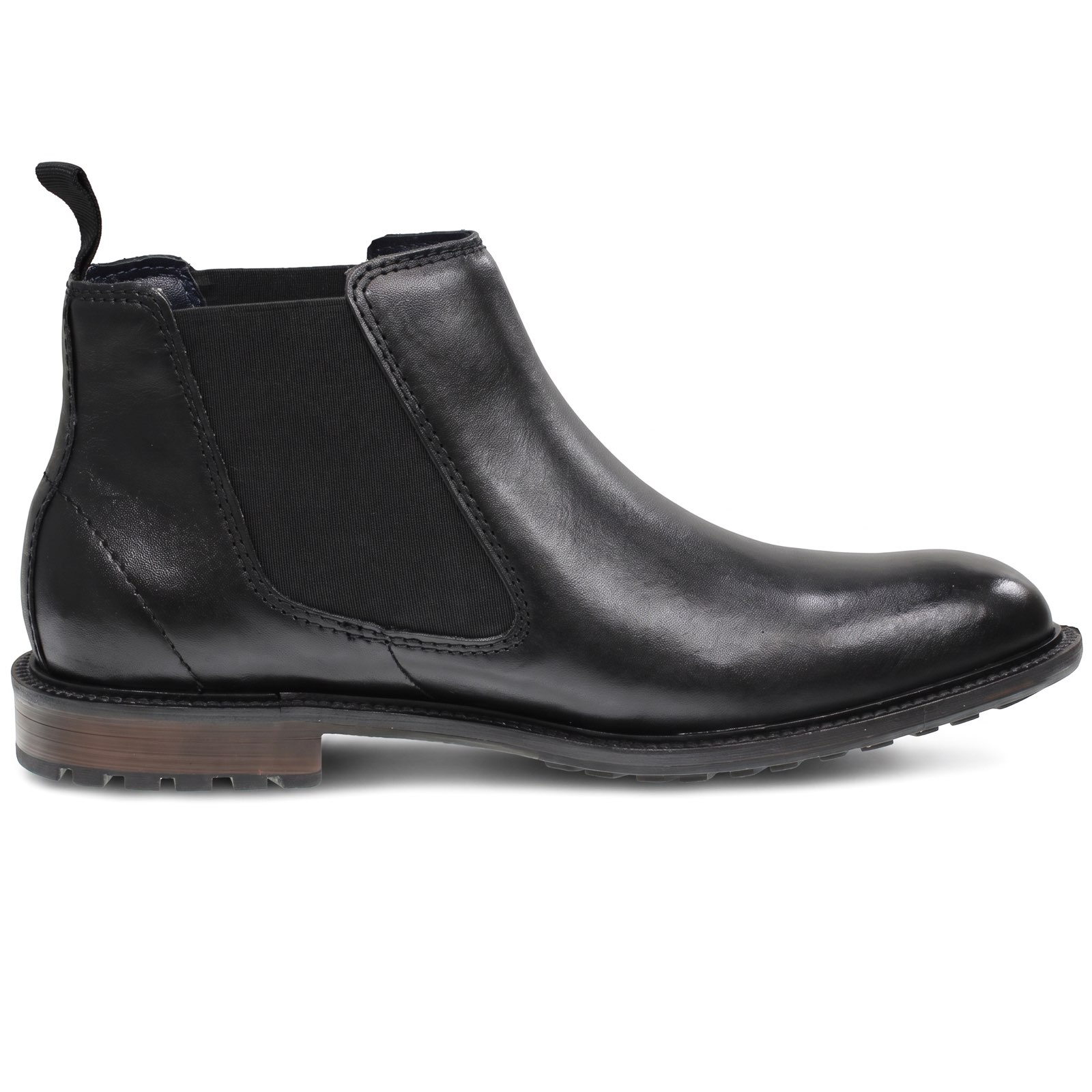 BUGATTI Bonifacio - Bottines Chelsea en cuir Homme noir Photo 3