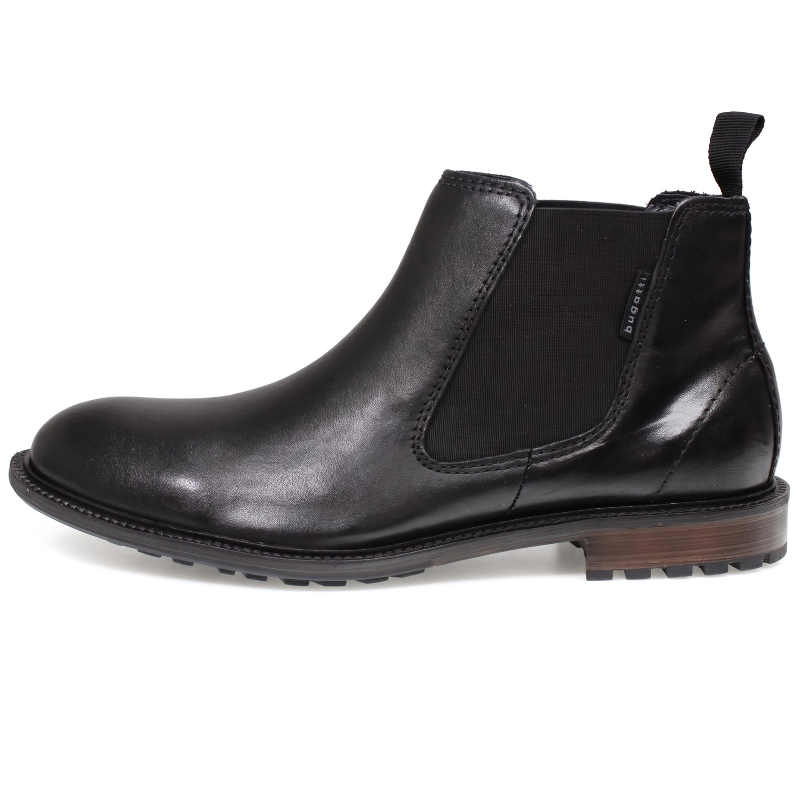 BUGATTI Bonifacio - Bottines Chelsea en cuir Homme noir Photo 4