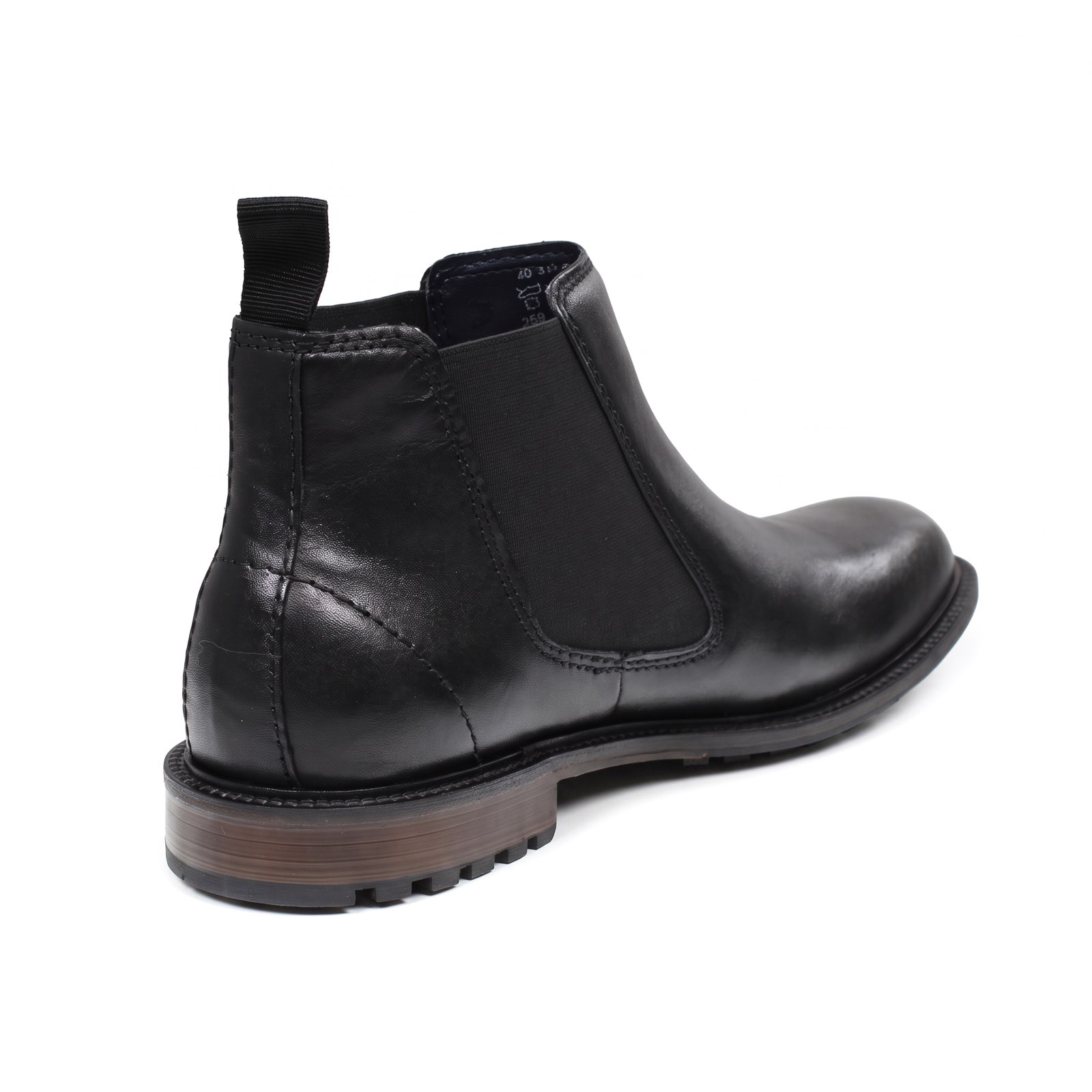 BUGATTI Bonifacio - Bottines Chelsea en cuir Homme noir Photo 6