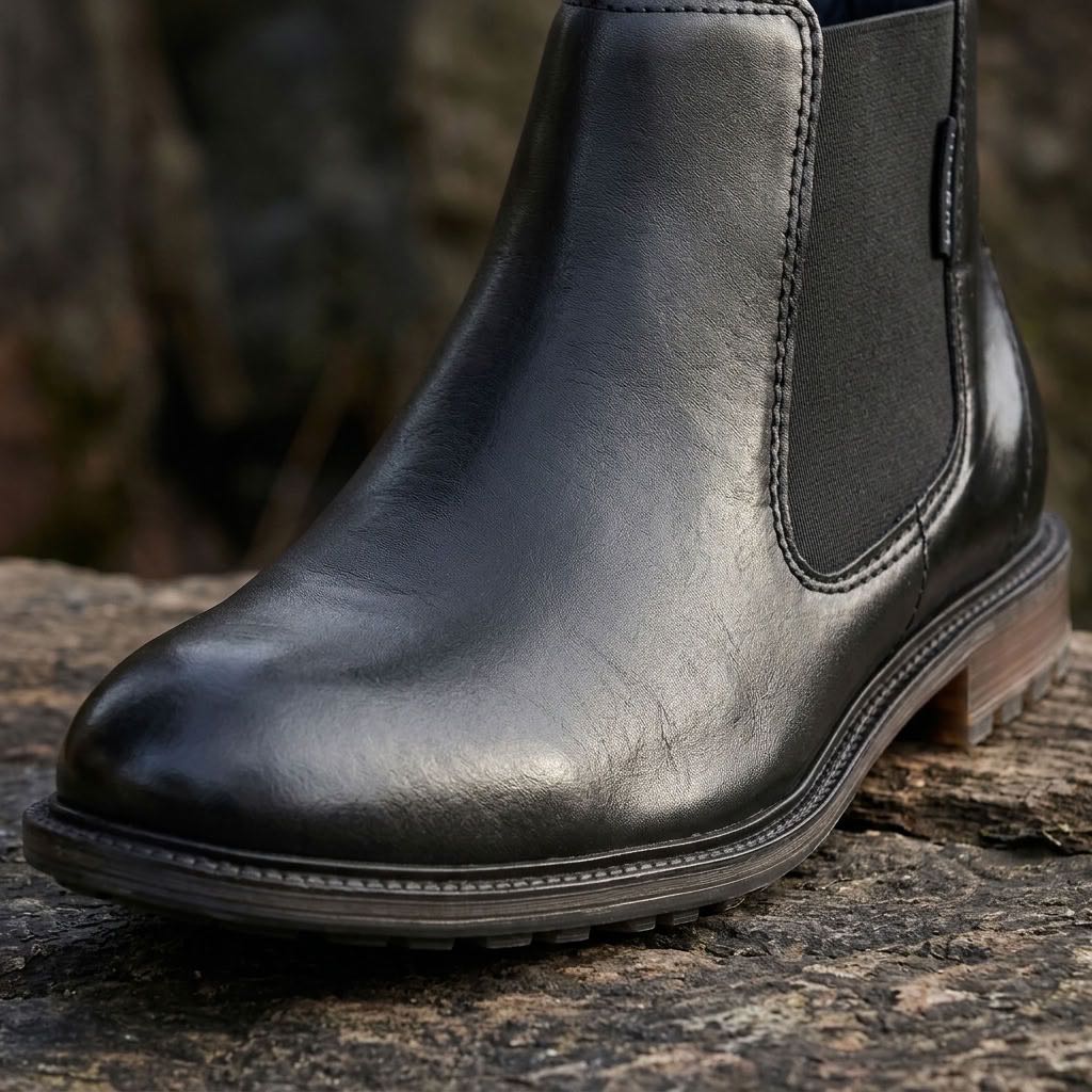 BUGATTI Bonifacio - Bottines Chelsea en cuir Homme noir Photo 5