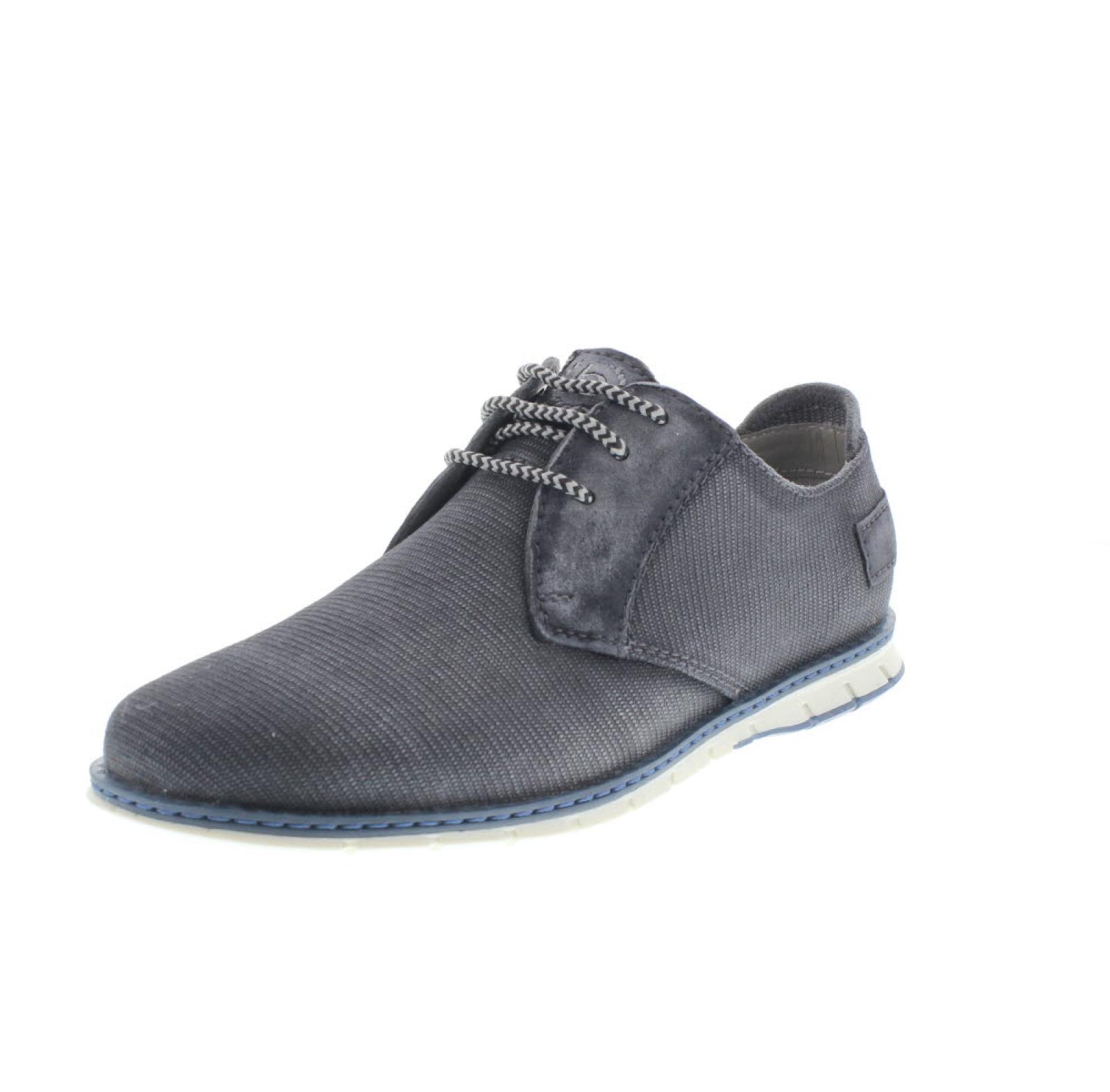 BUGATTI Silvan - Stringate Stone Washed Uomo nero