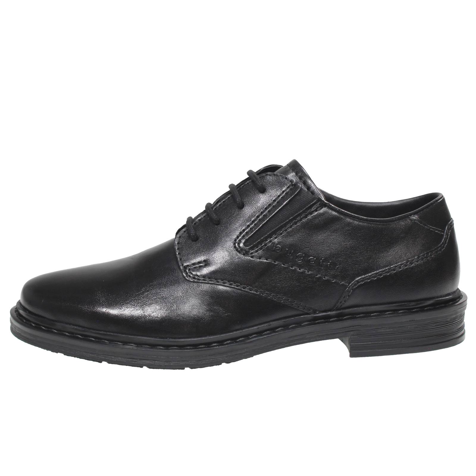 BUGATTI Rigalo - Lacets de derby en cuir Homme noir Photo 3