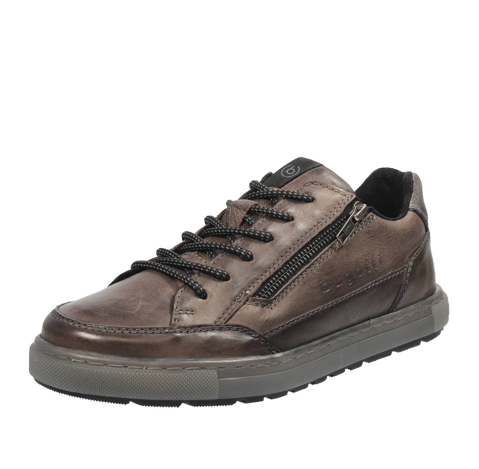 Bugatti Huberto - Кроссовки Basse In Pelle Grigio - Элегантные кроссовки Uomo Scarpe 15990₽