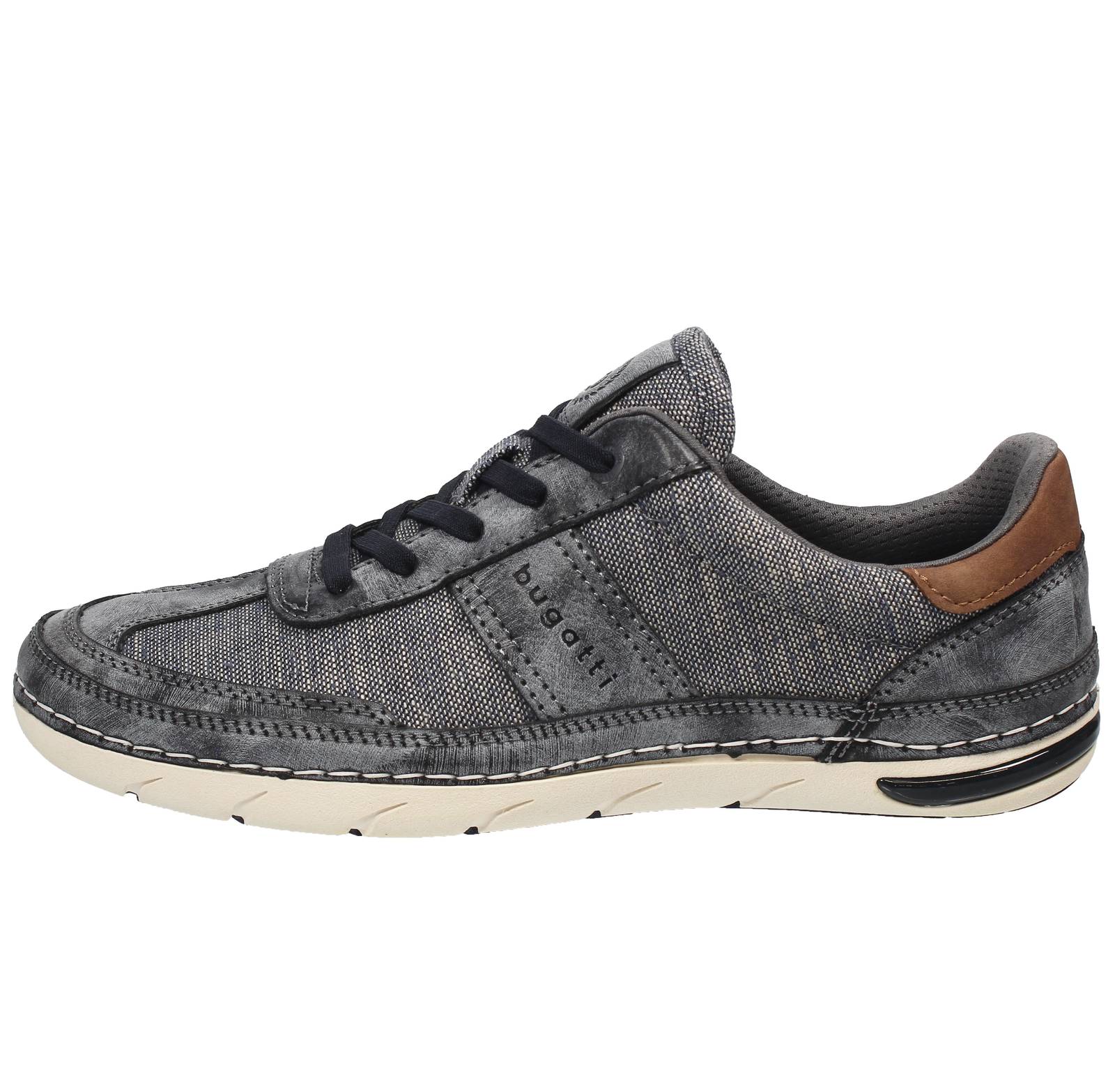 BUGATTI Gienas - Niedrige Stoffschuhe Herren blau Foto 3