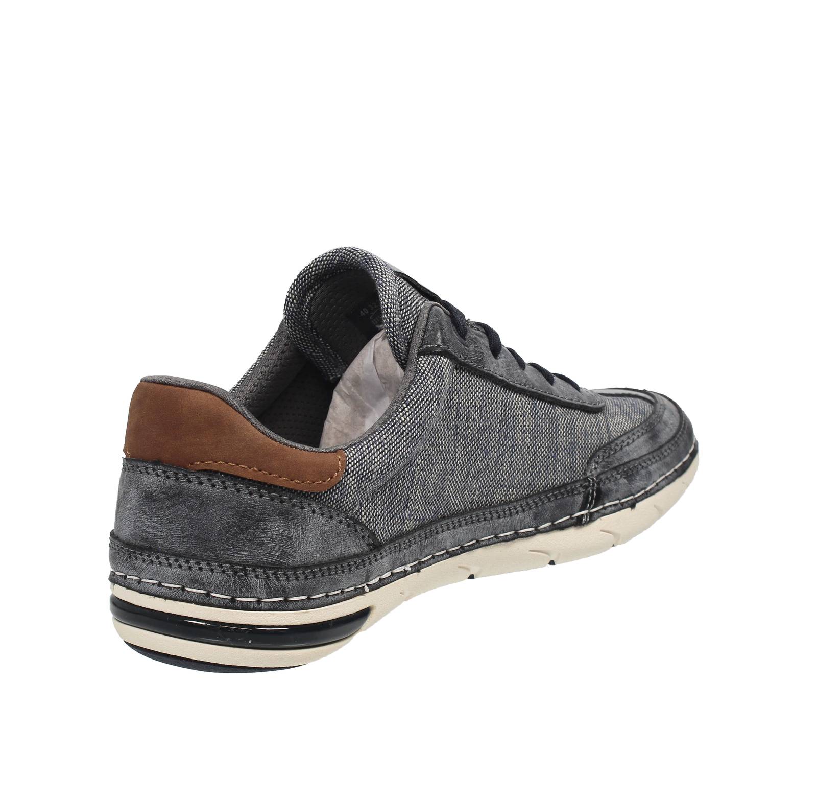 BUGATTI Gienas - Niedrige Stoffschuhe Herren blau Foto 4