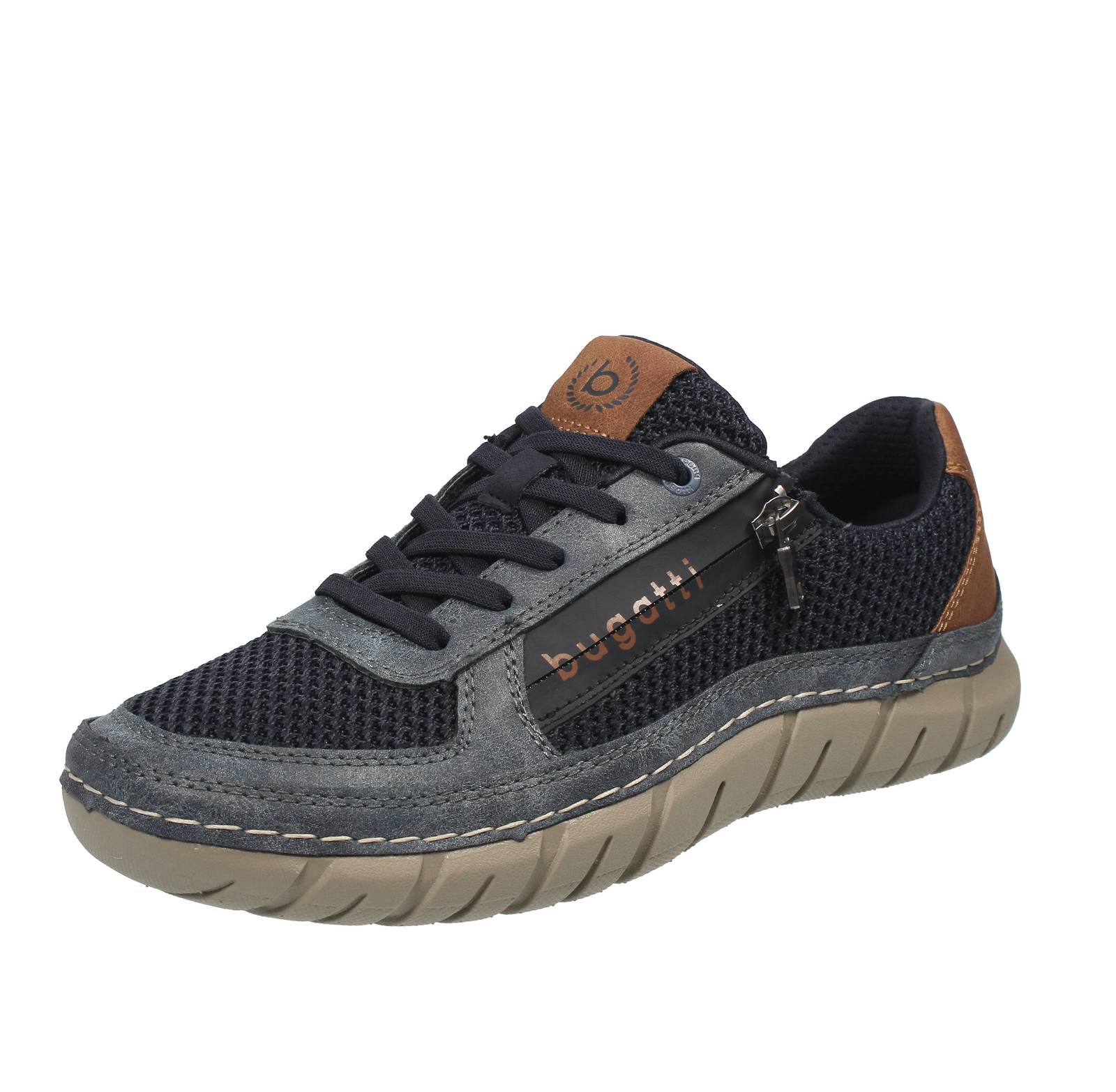 Bugatti Comptor - Кроссовки Basse в синем цвете Tessuto - Повседневные кроссовки Uomo Scarpe