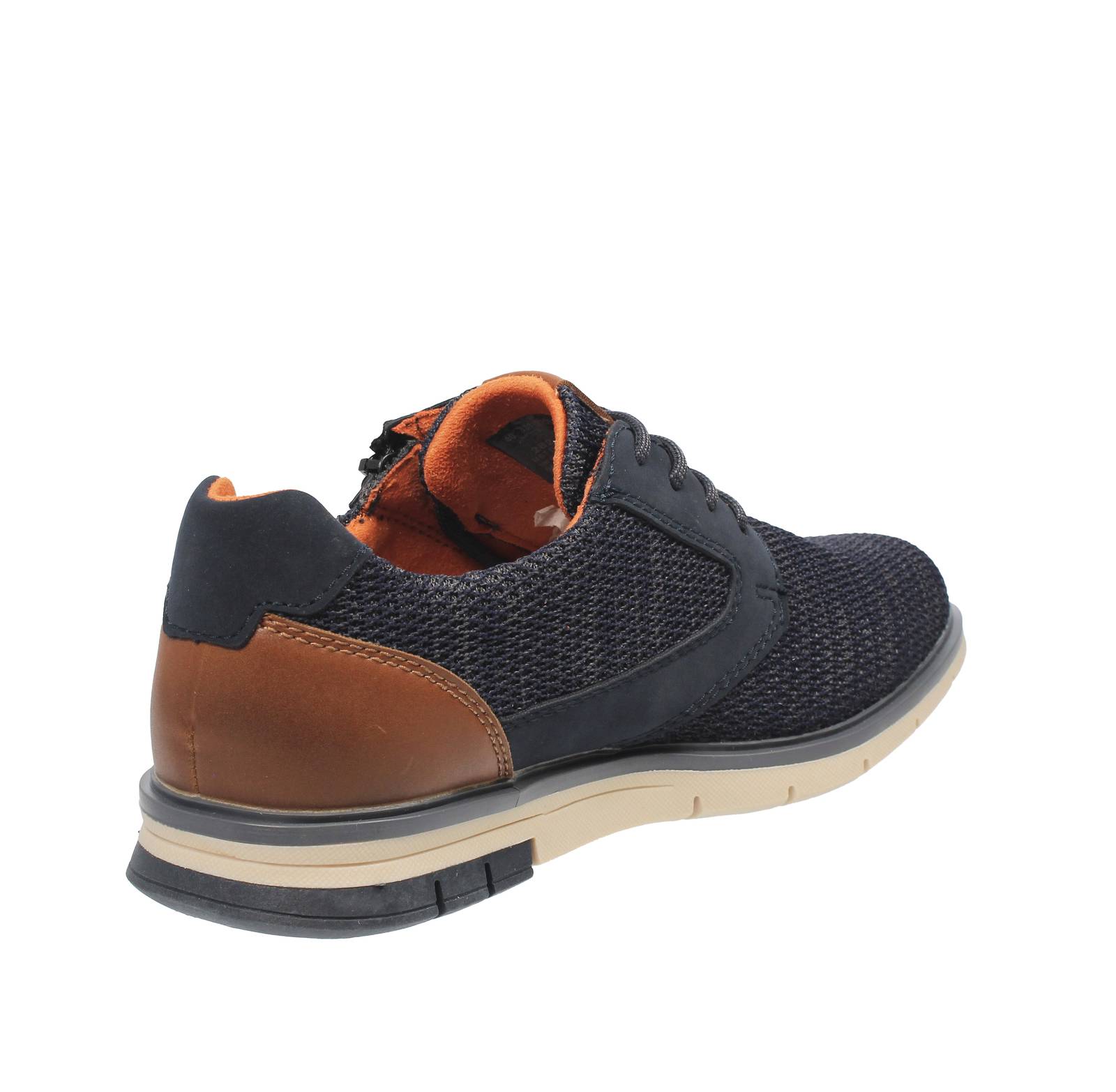 BUGATTI Simone - Lacé avec fermeture éclair Homme bleu Photo 4