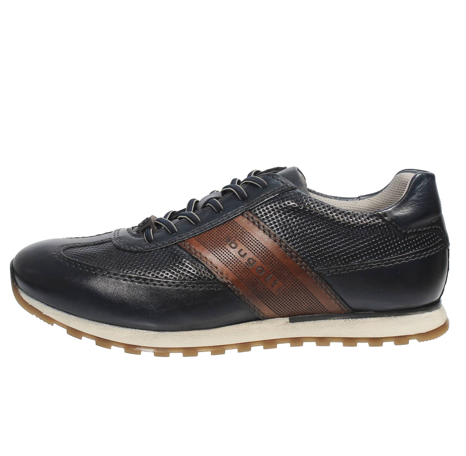 BUGATTI Ivar - Elegant Leather Sneakers Homme bleu Photo 3
