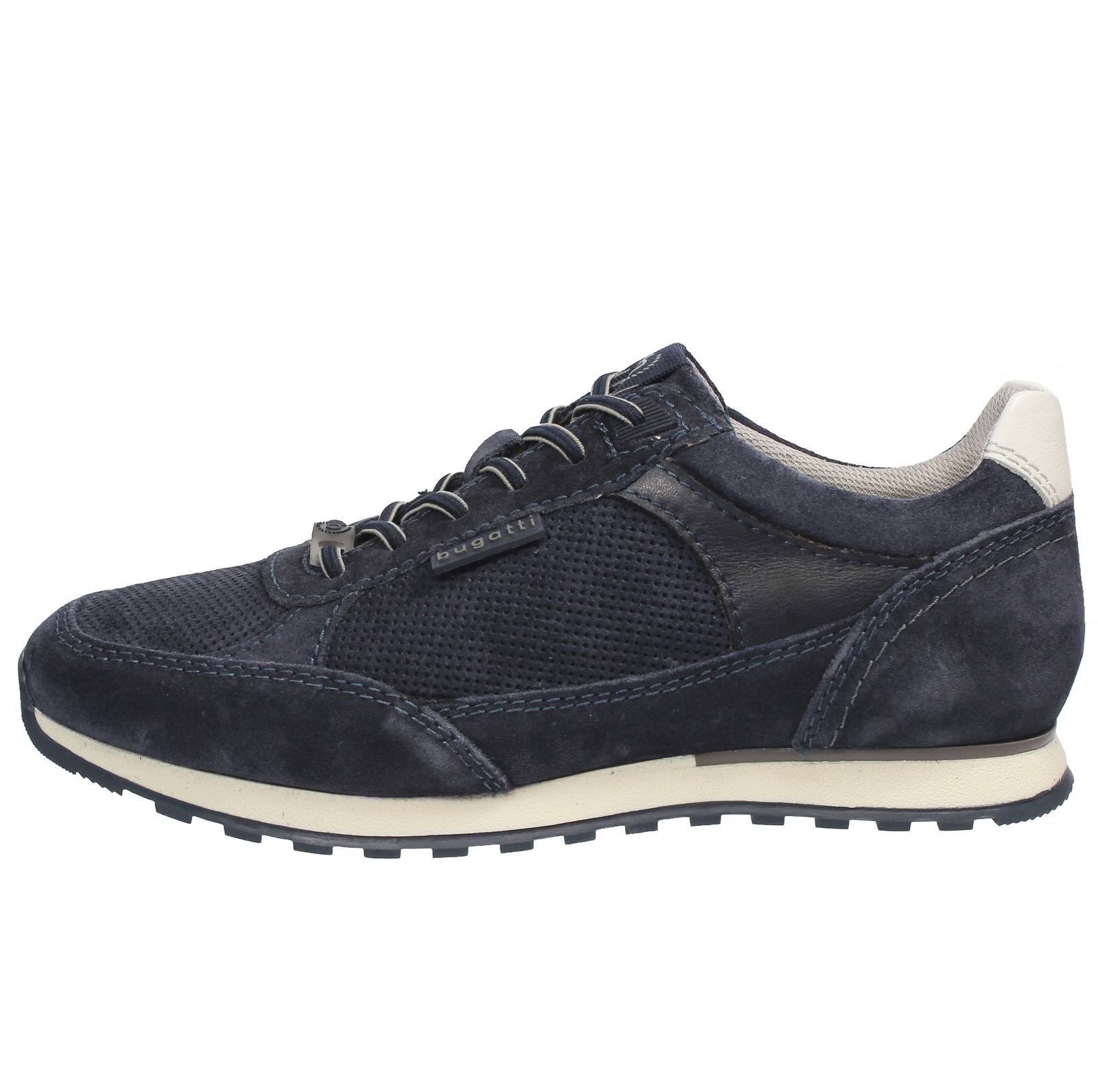 BUGATTI Ivar - Low Sneakers in Suede Man blue Photo 3