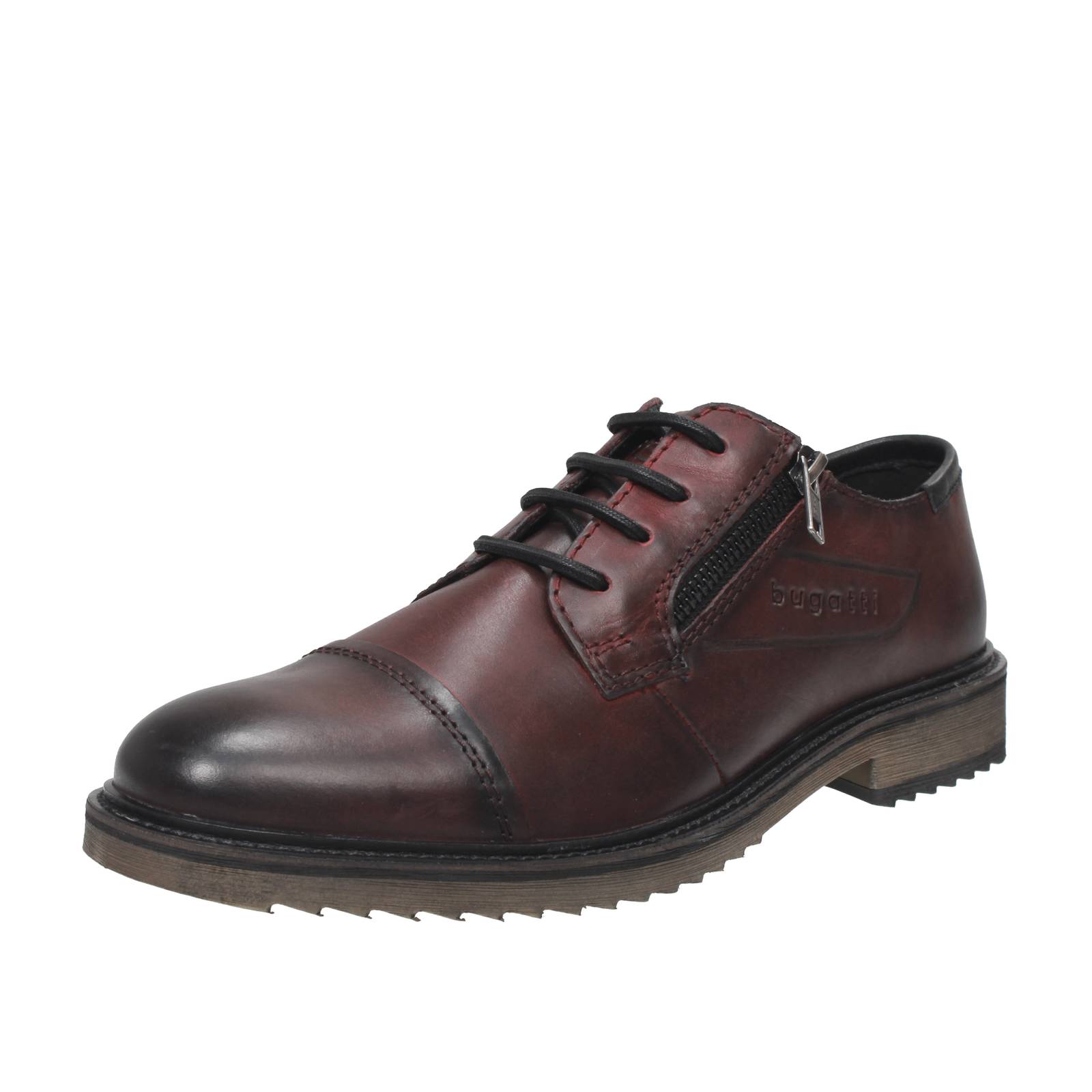 BUGATTI Baldor - Stringate Derby in Pelle Uomo marrone