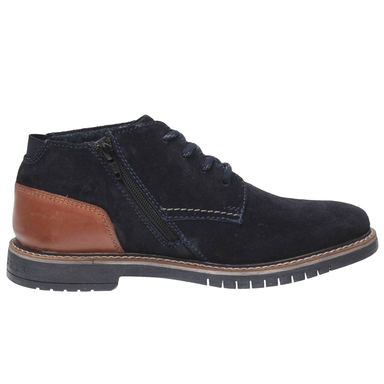 BUGATTI Caj - Bottes en daim Homme bleu Photo 2