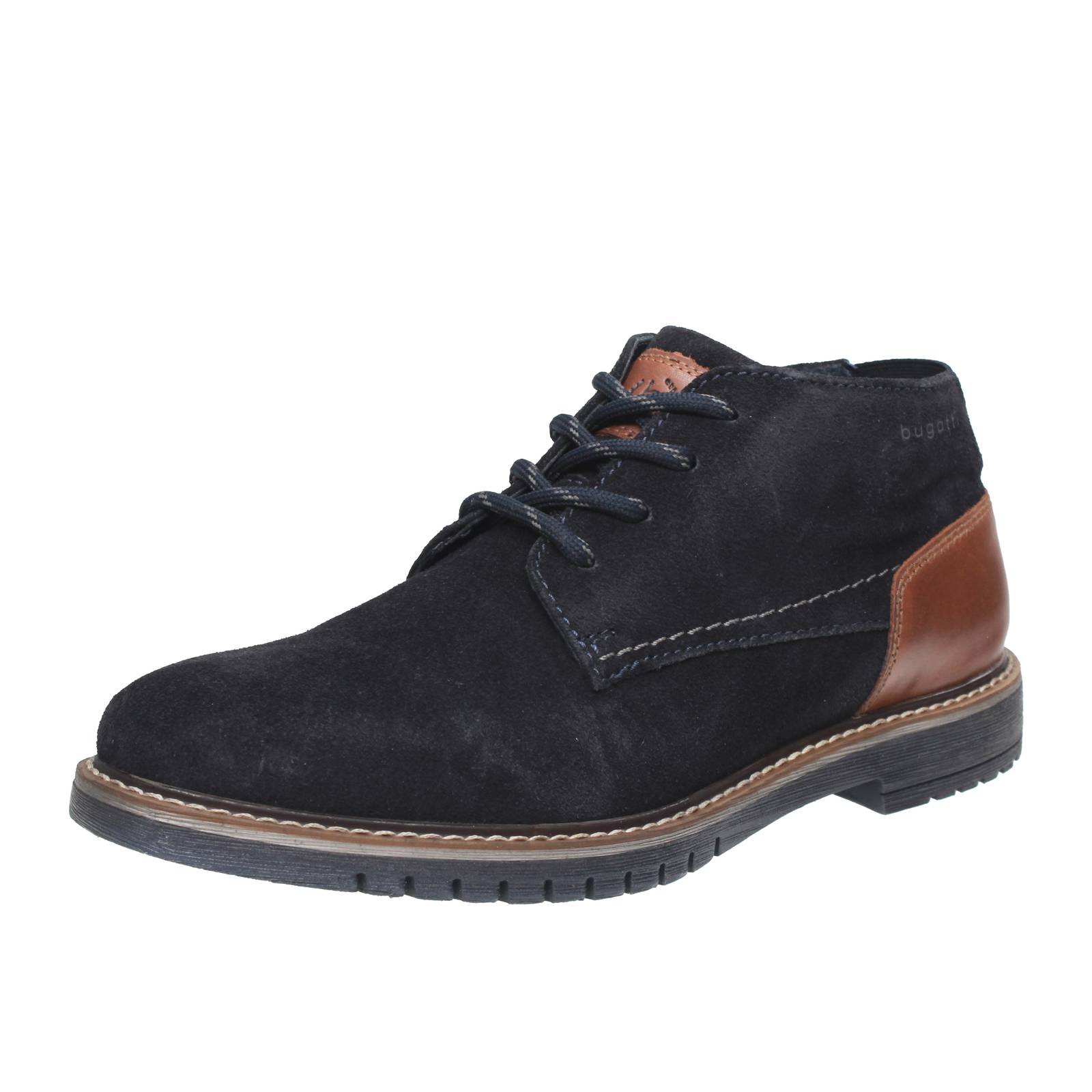 BUGATTI Caj - Bottes en daim Homme bleu