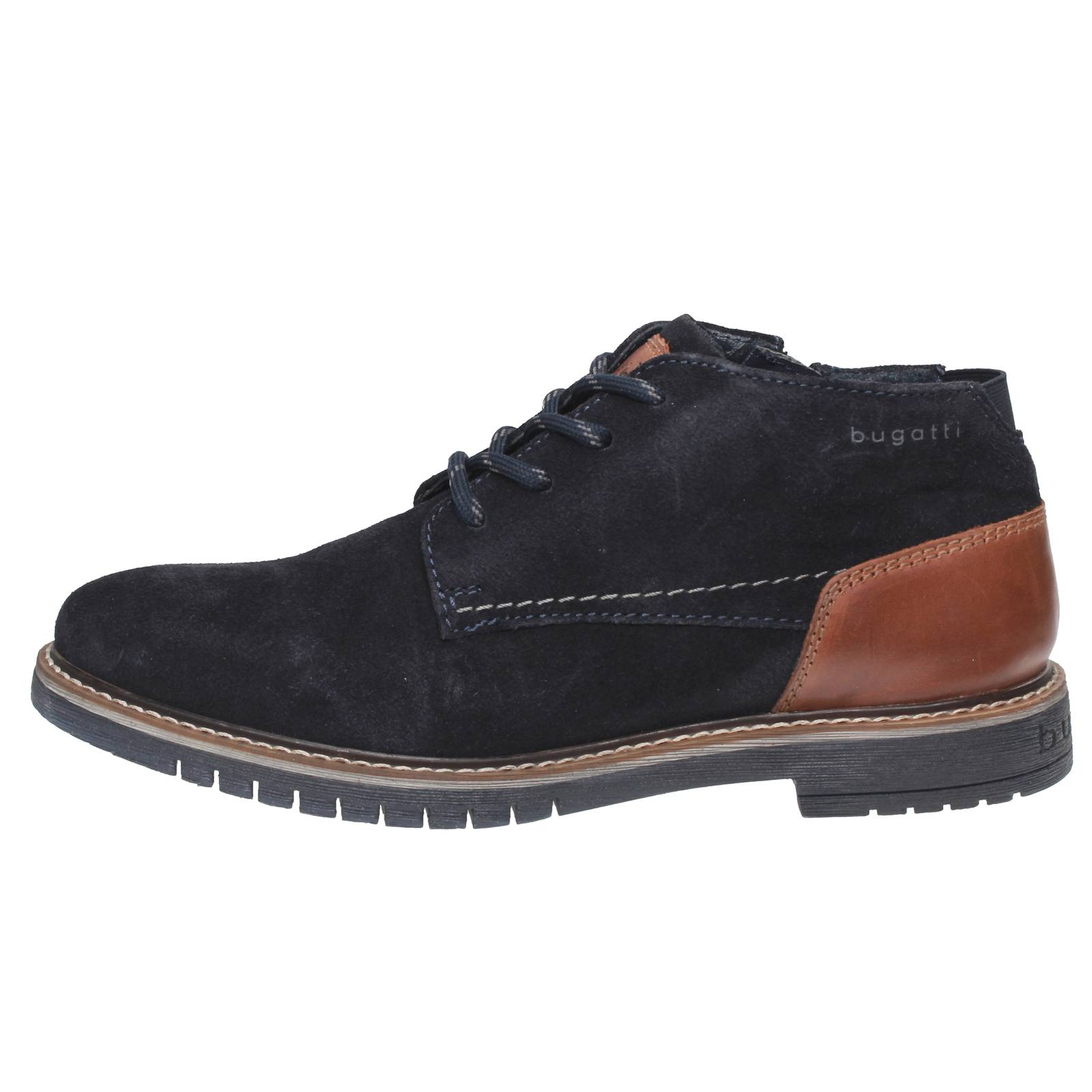 BUGATTI Caj - Bottes en daim Homme bleu Photo 3