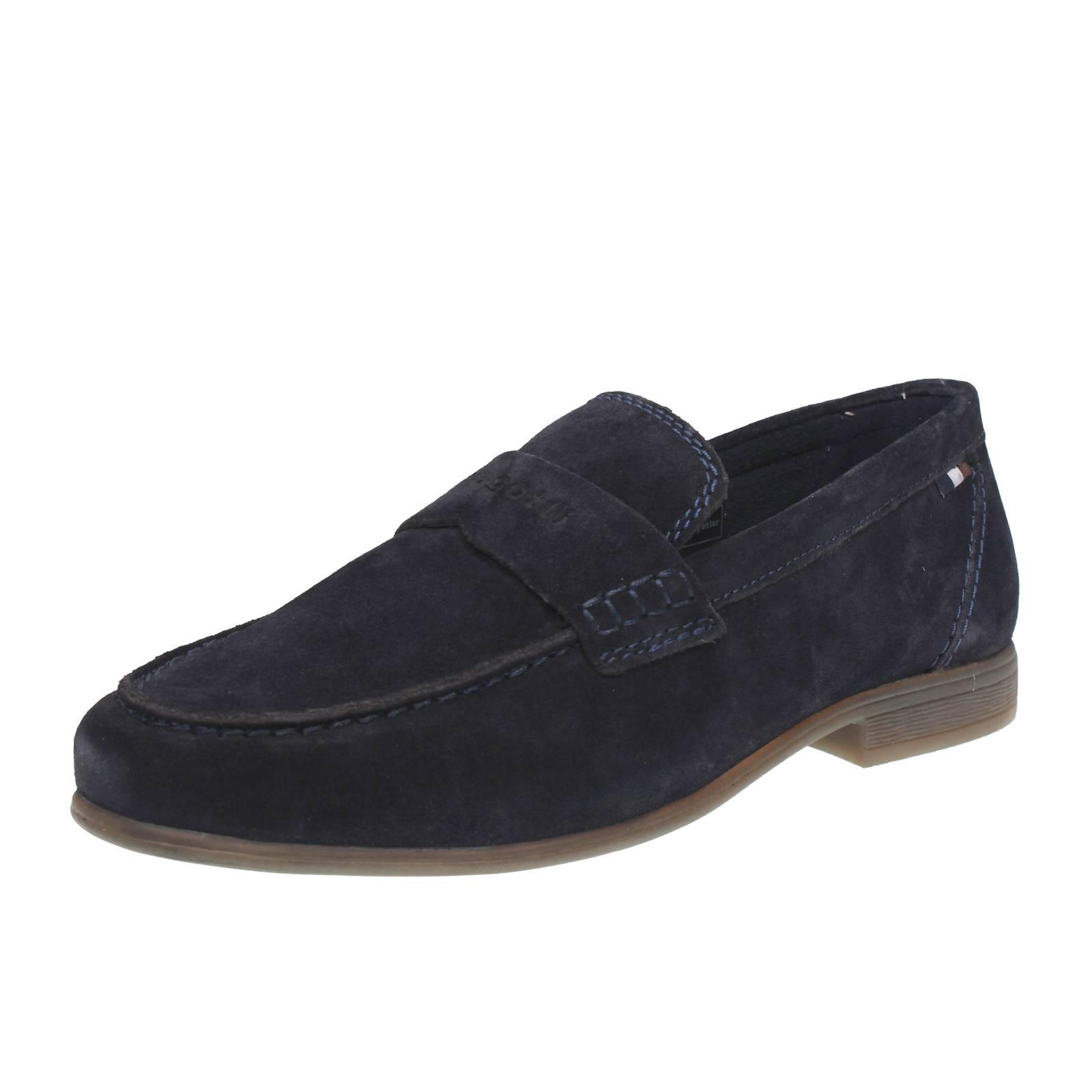 Bugatti Trip - Blaue Wildleder Halbschuhe - Herren Schuhe Halbschuhe College 16790₽