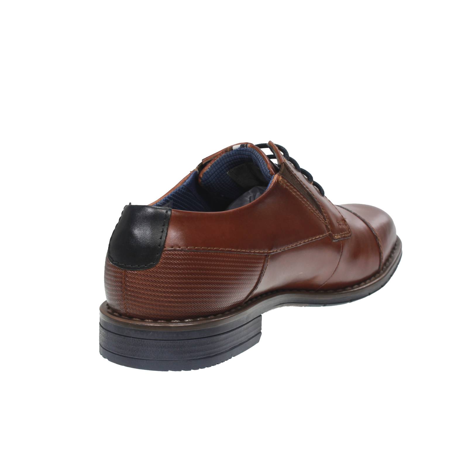 BUGATTI Lerio - Lacets de derby en cuir Homme marron Photo 4