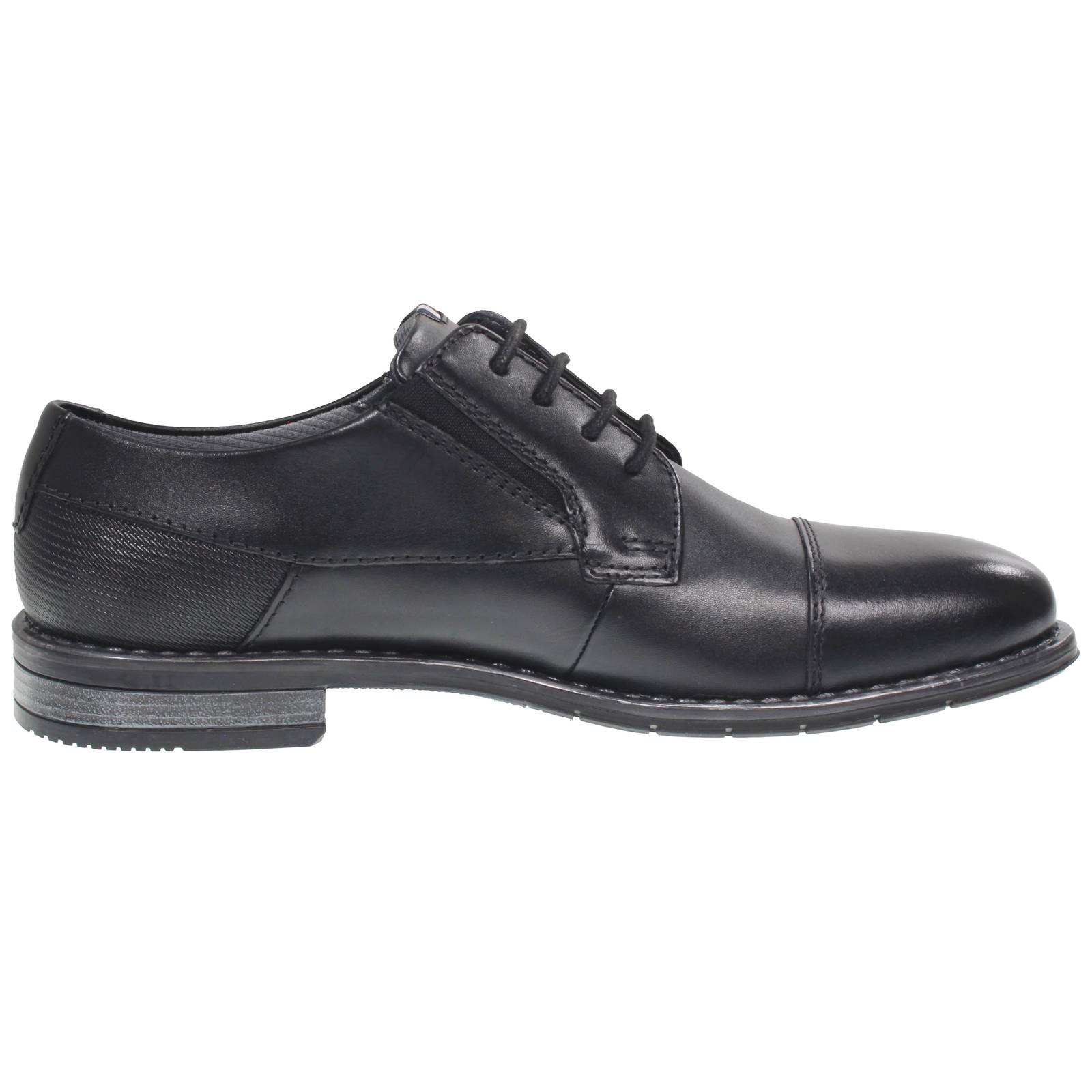 BUGATTI Lerio - Lacets de derby en cuir Homme noir Photo 2