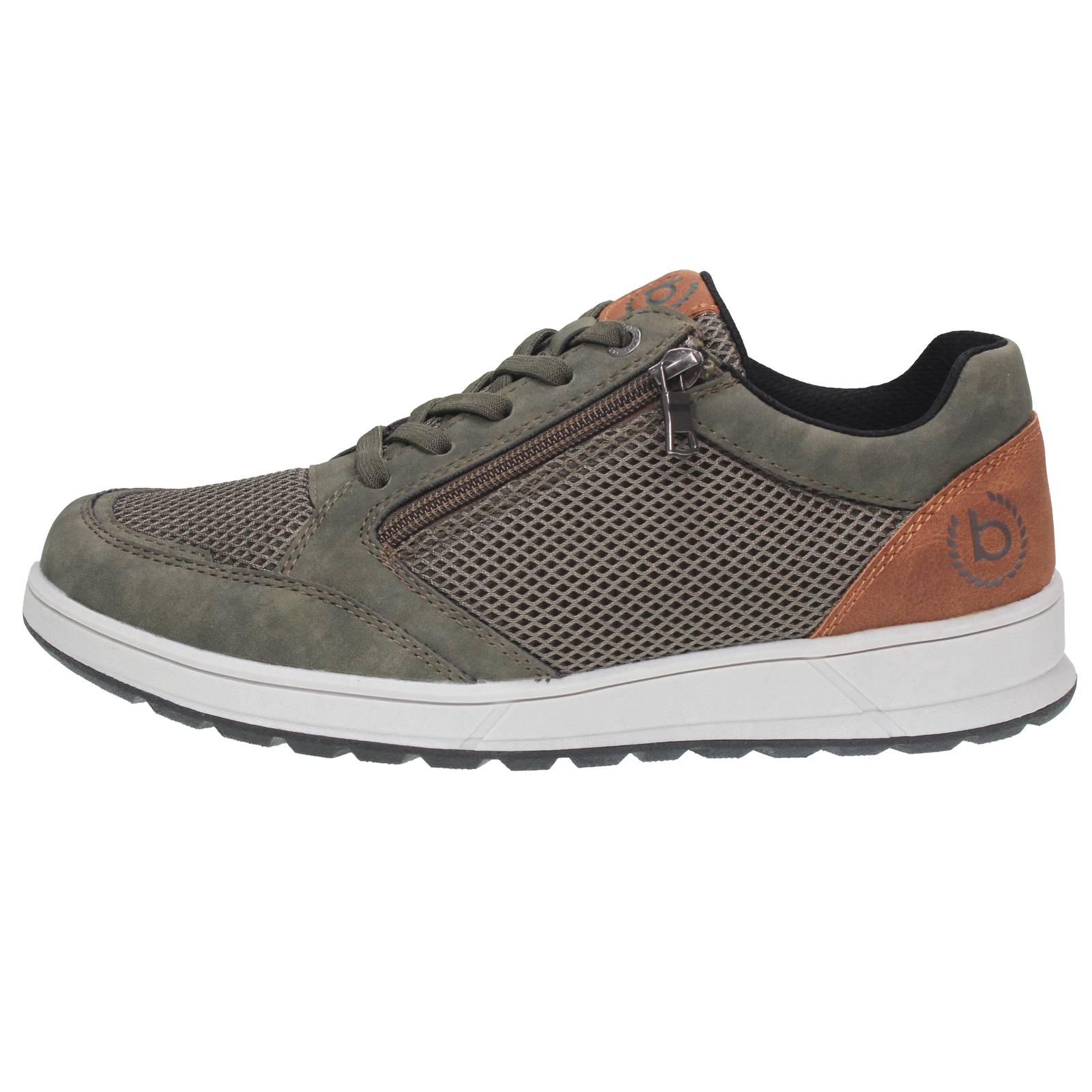 BUGATTI Artic - Sneakers basses avec fermeture éclair Homme vert Photo 3