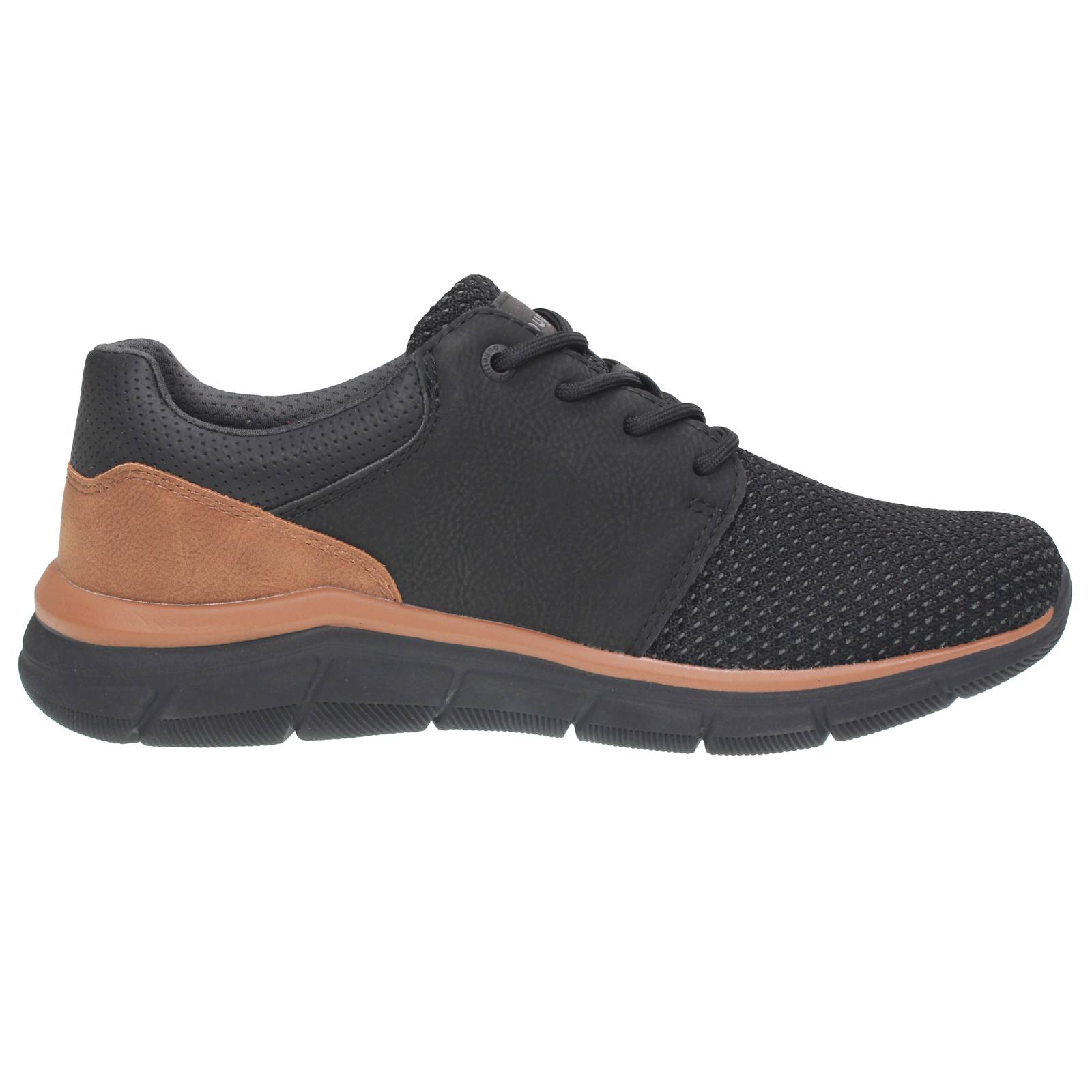 BUGATTI Soa - Sneakers leggere in tessuto Uomo nero Foto 2