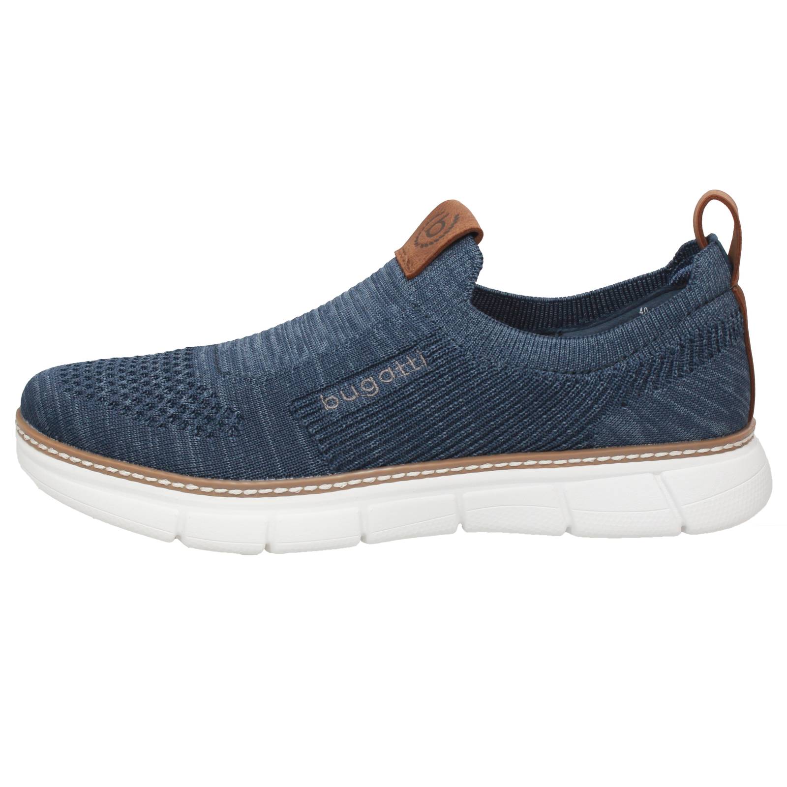 BUGATTI Pasadena - Slip On in tessuto Uomo blu Foto 3