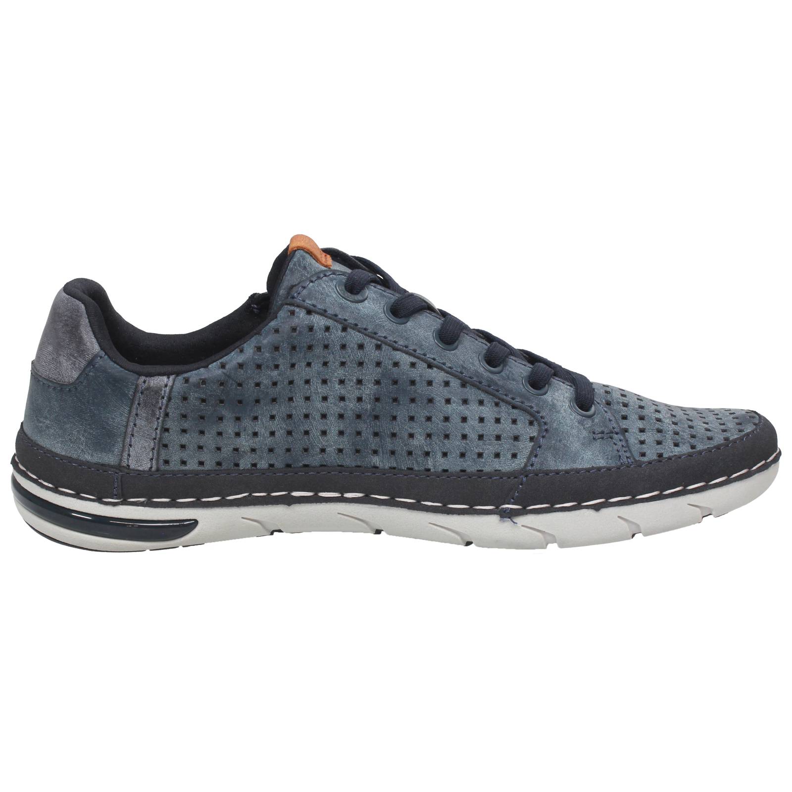 BUGATTI Gienans - Baskets basses avec fermeture éclair Homme bleu Photo 2