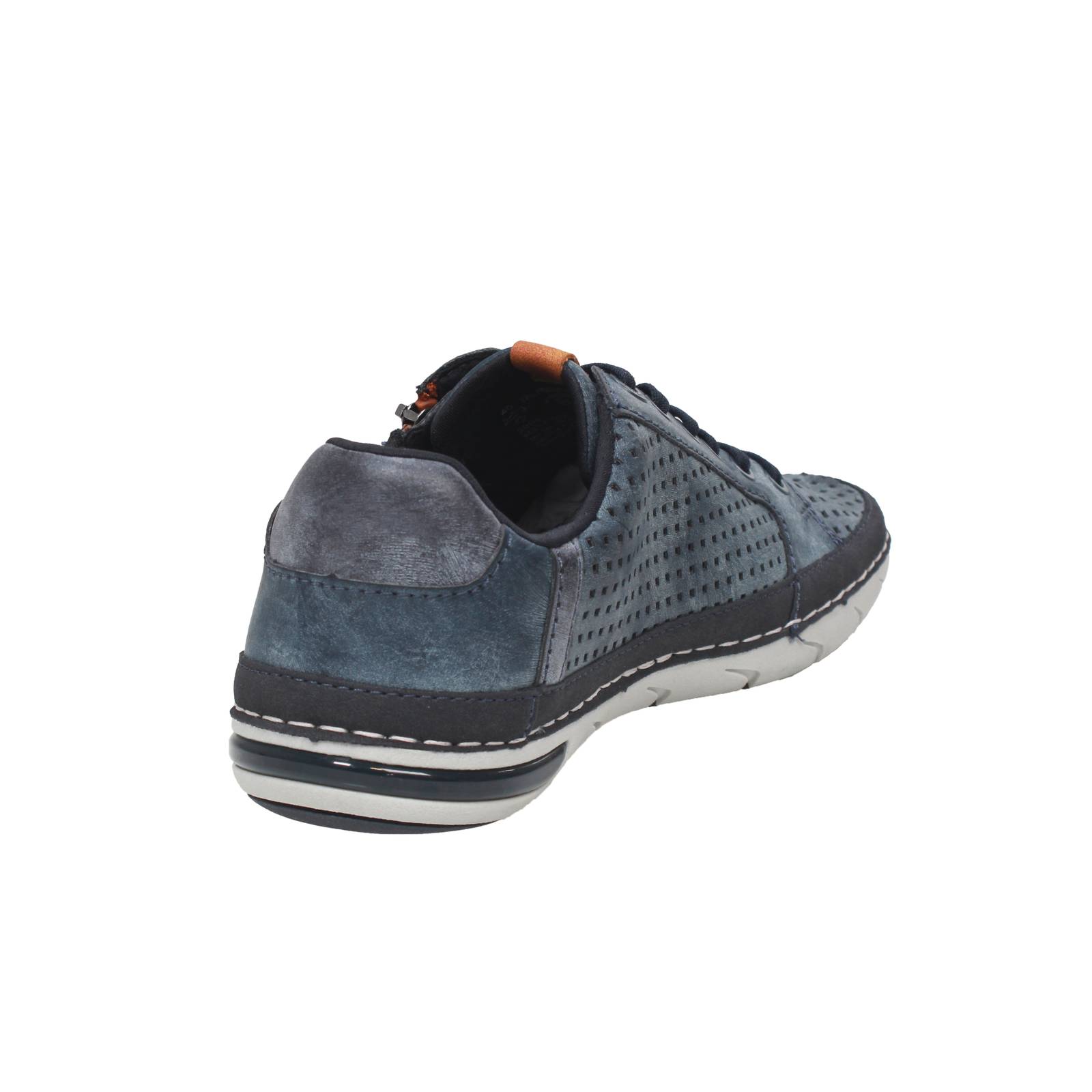BUGATTI Gienans - Baskets basses avec fermeture éclair Homme bleu Photo 4