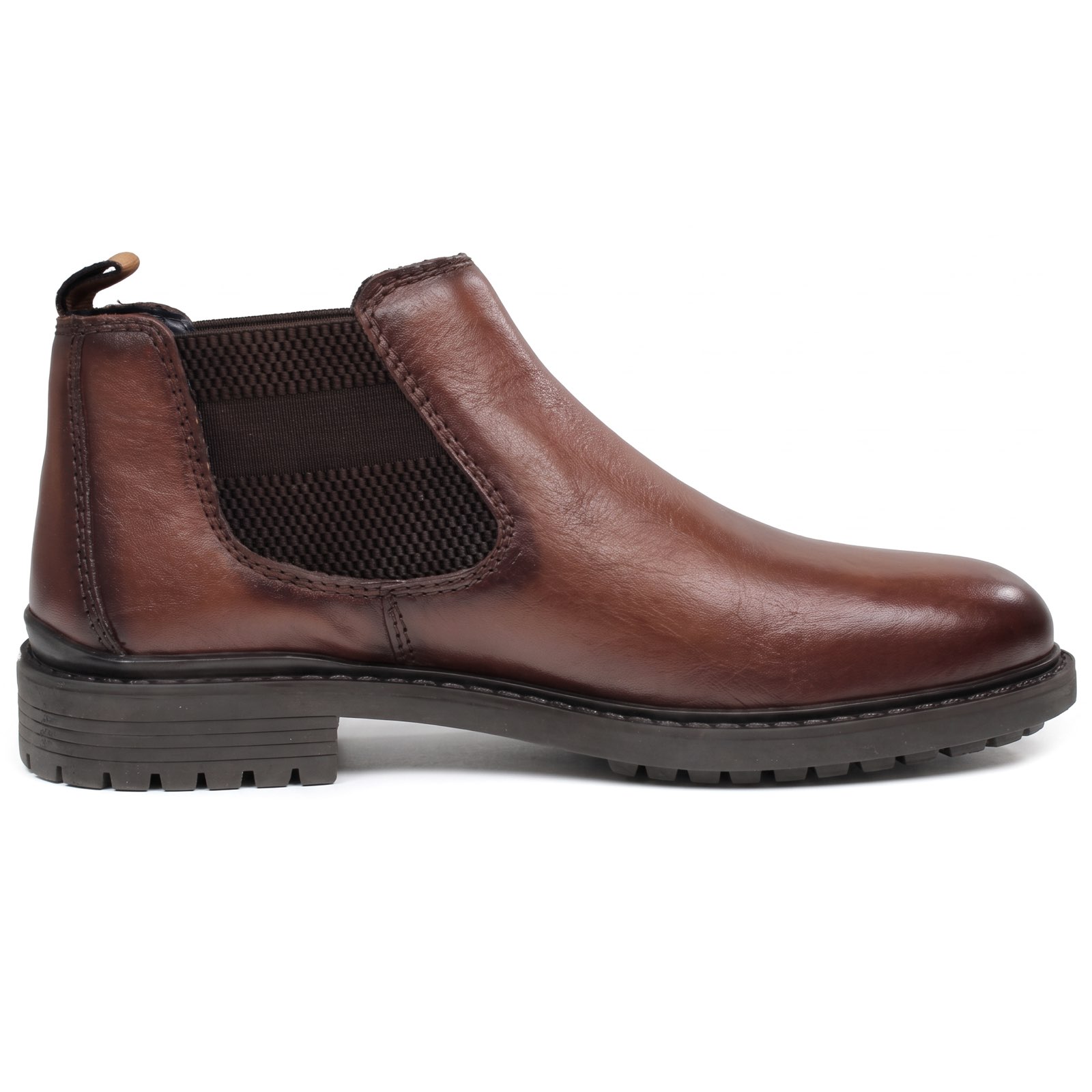 BUGATTI Lota - Bottines Chelsea en cuir Homme marron Photo 3