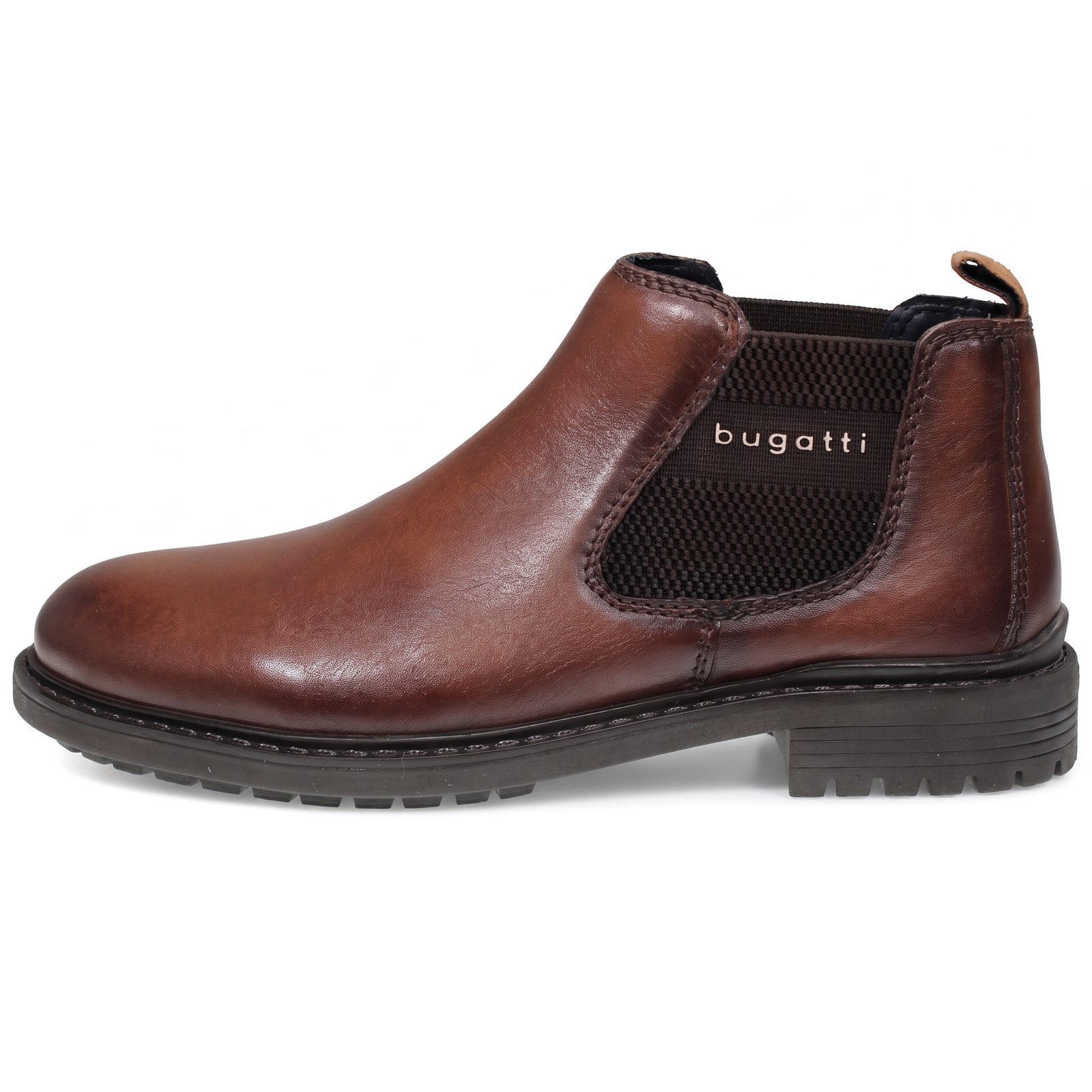 BUGATTI Lota - Bottines Chelsea en cuir Homme marron Photo 4