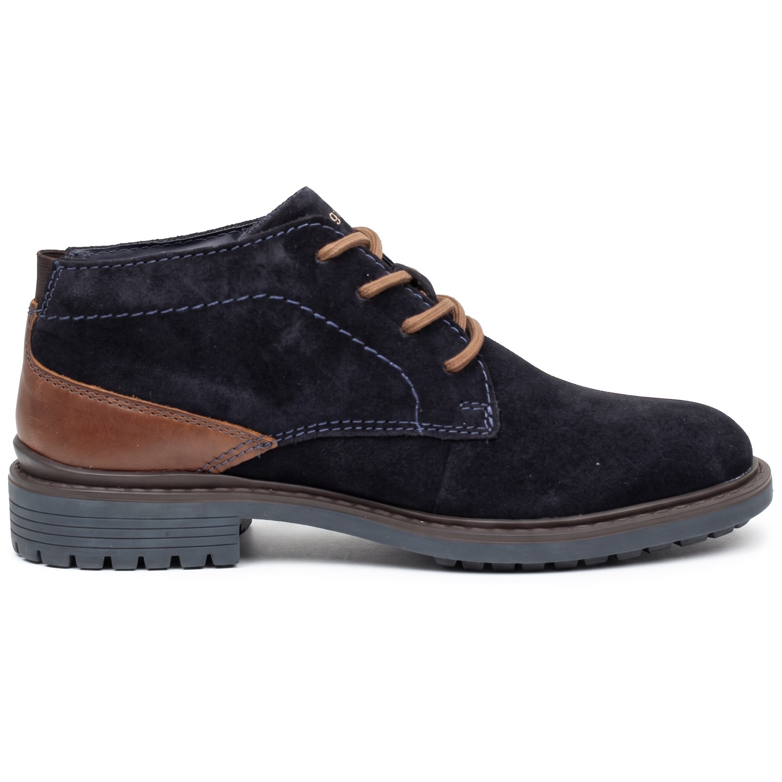 BUGATTI Lota - Stivaletti in Suede Uomo blu Foto 3