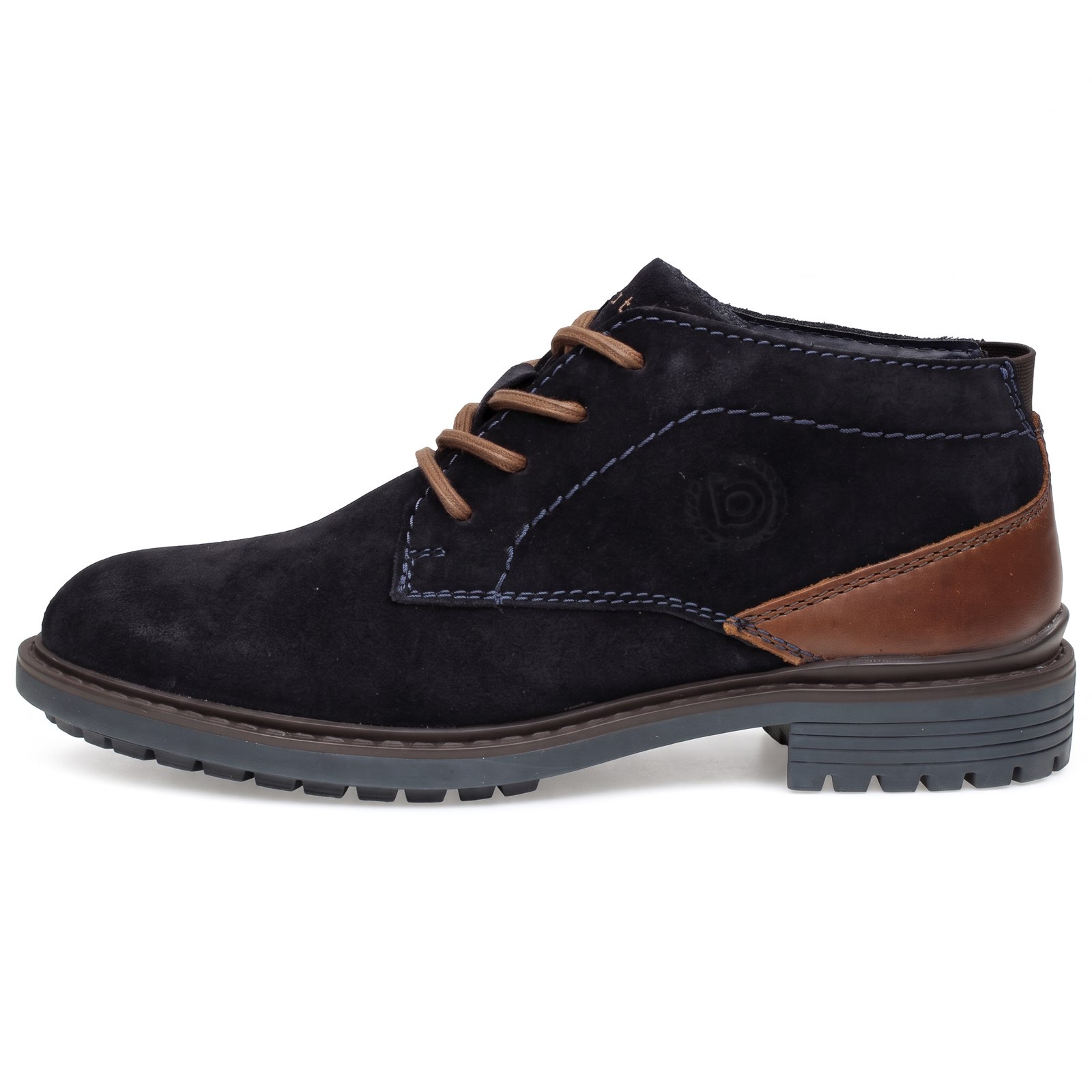 BUGATTI Lota - Stivaletti in Suede Uomo blu Foto 4