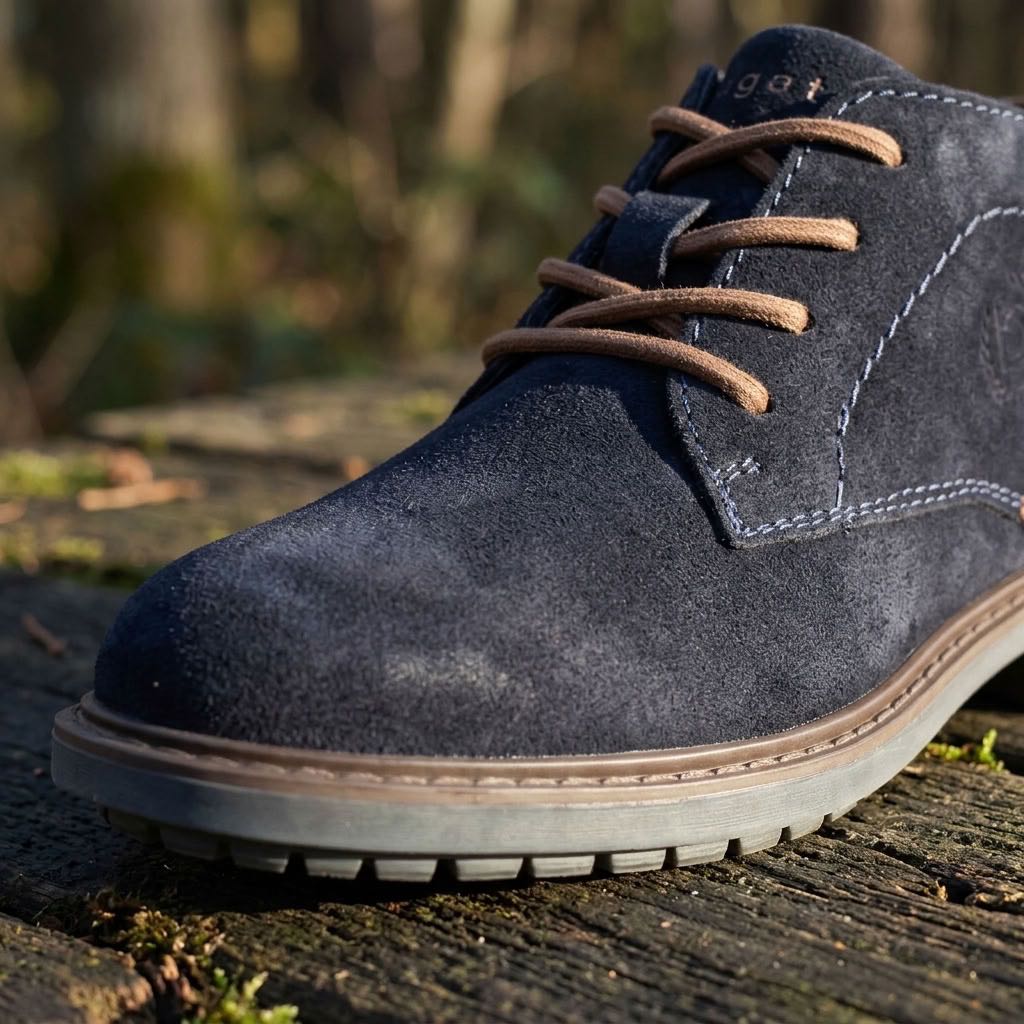 BUGATTI Lota - Stivaletti in Suede Uomo blu Foto 5
