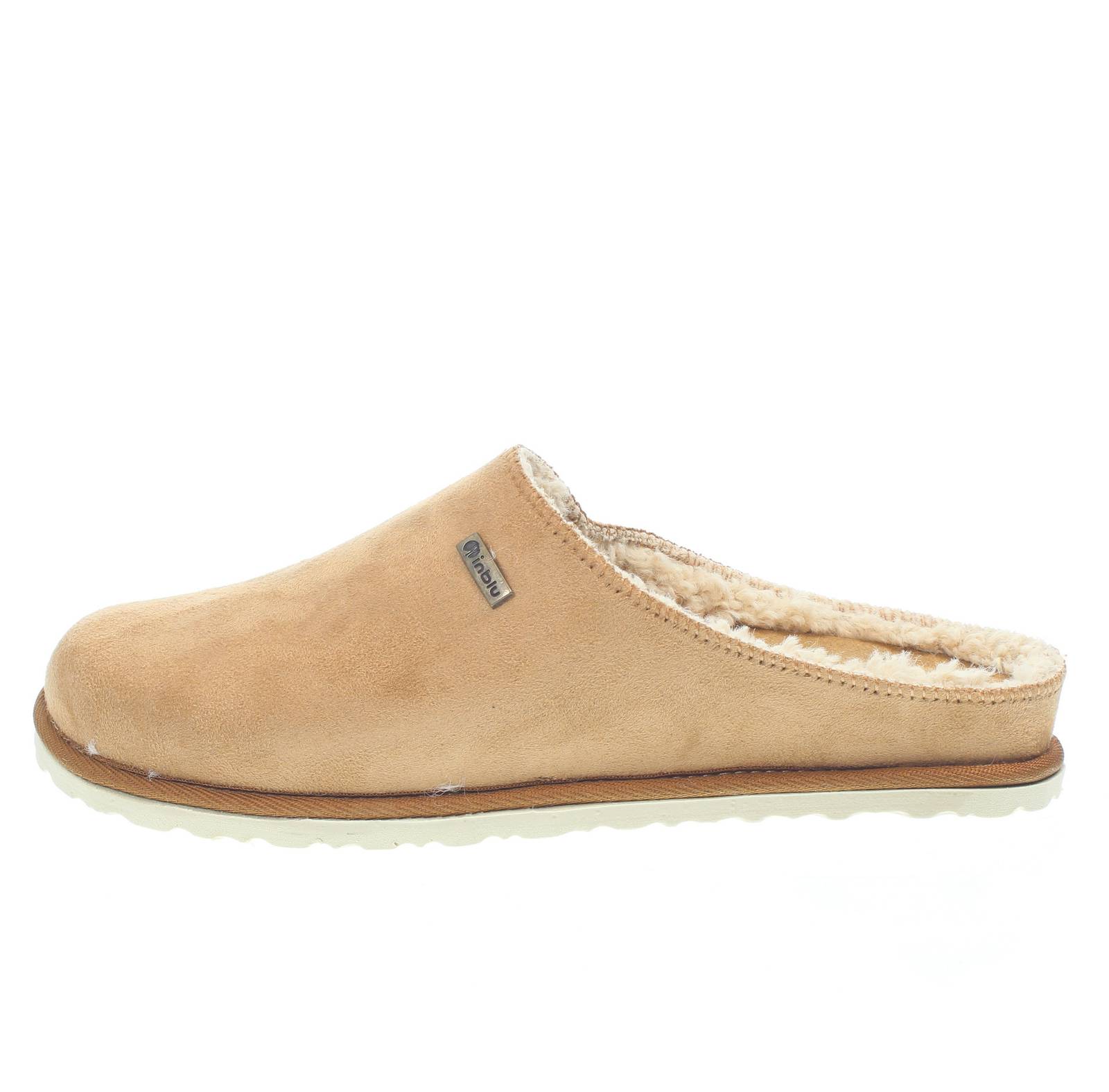 INBLU Chaussons en tissu Femme marron Photo 3